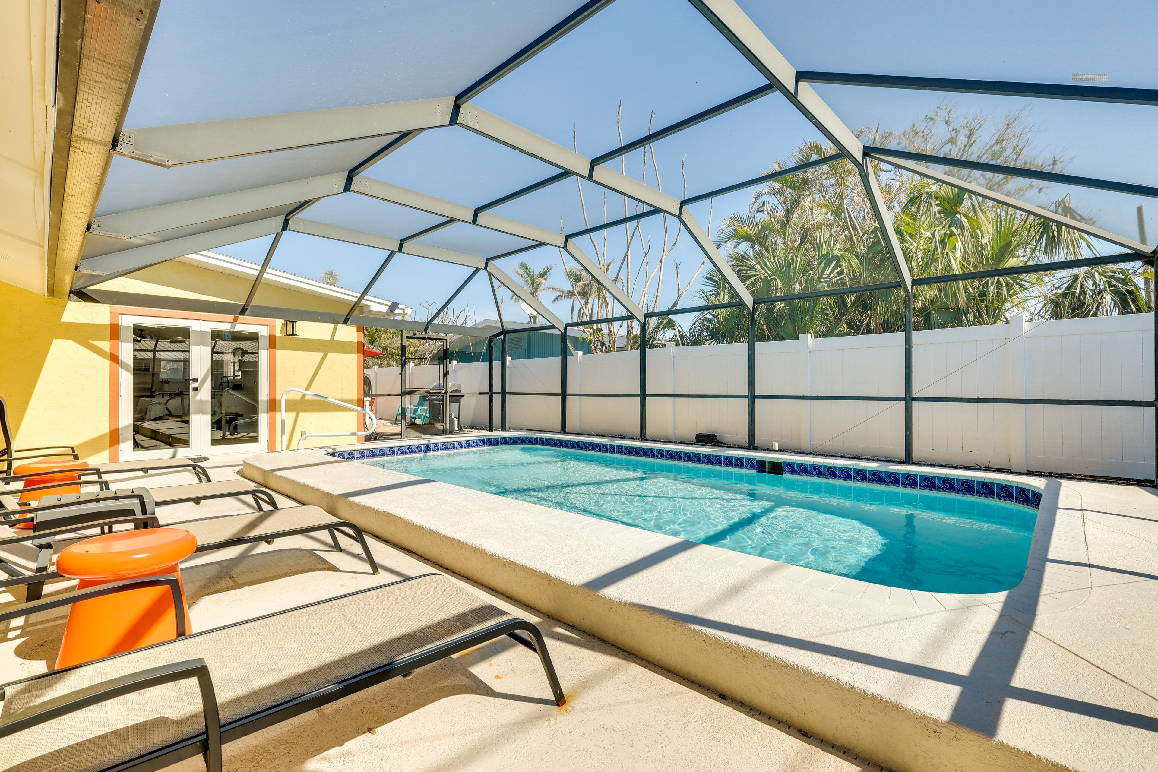 Fort Myers Beach Vacation Rental | 3BR | 2BA | 1,865 Sq Ft | 1 Step to Enter