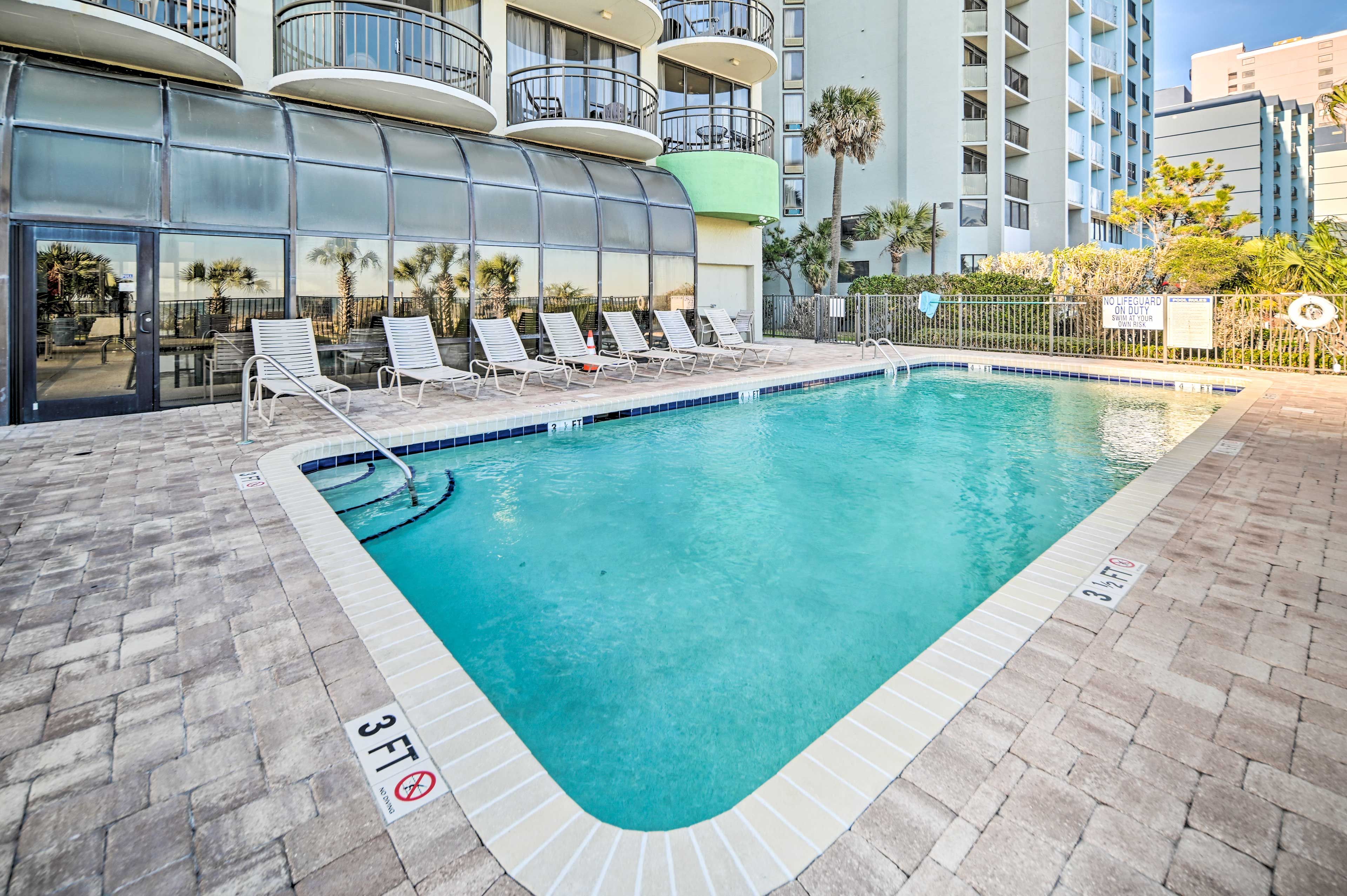 Myrtle Beach Vacation Rental | 1BR | 1BA | Stairs Required | 518 Sq Ft