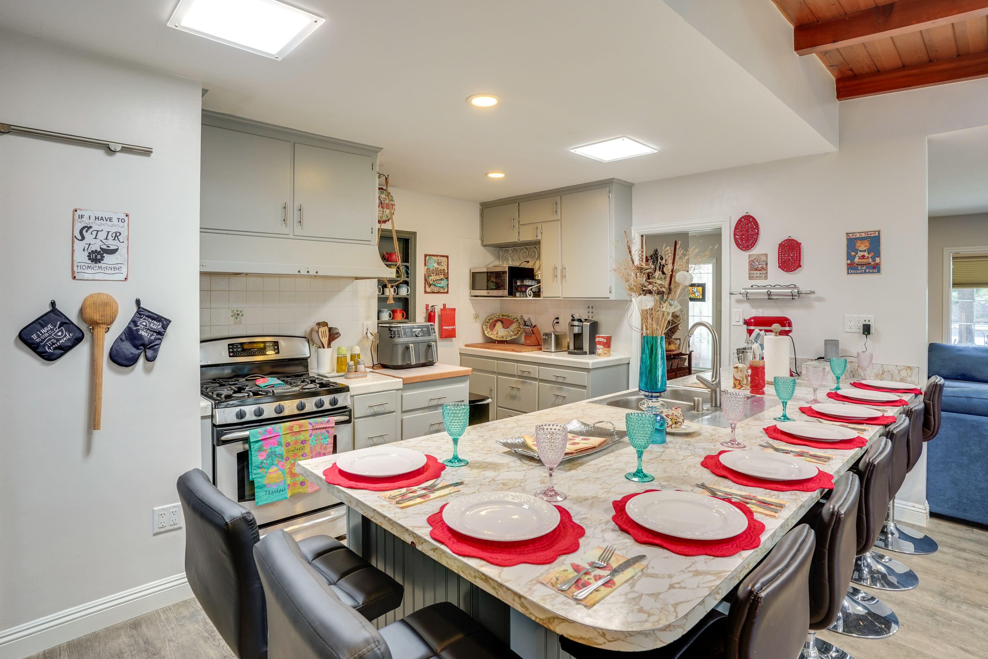Kitchen & Dining Area | Keurig | Double Air Fryer | Dishwasher