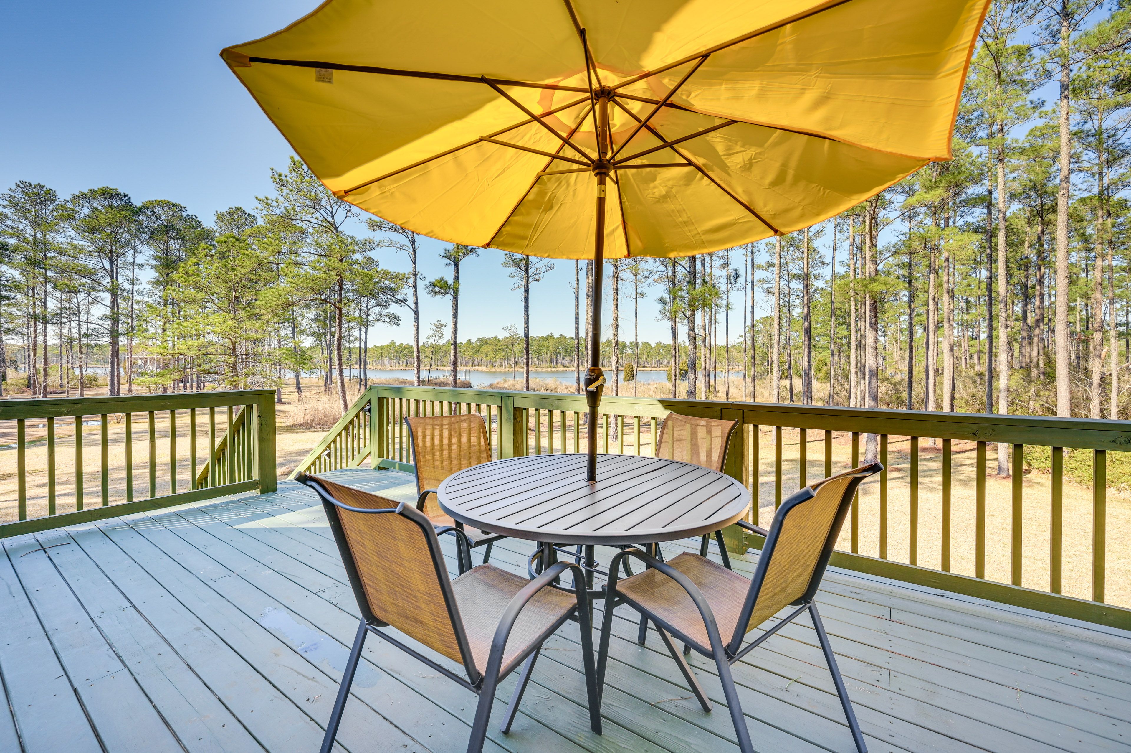 Shared Deck | Gas Grill | Water Views