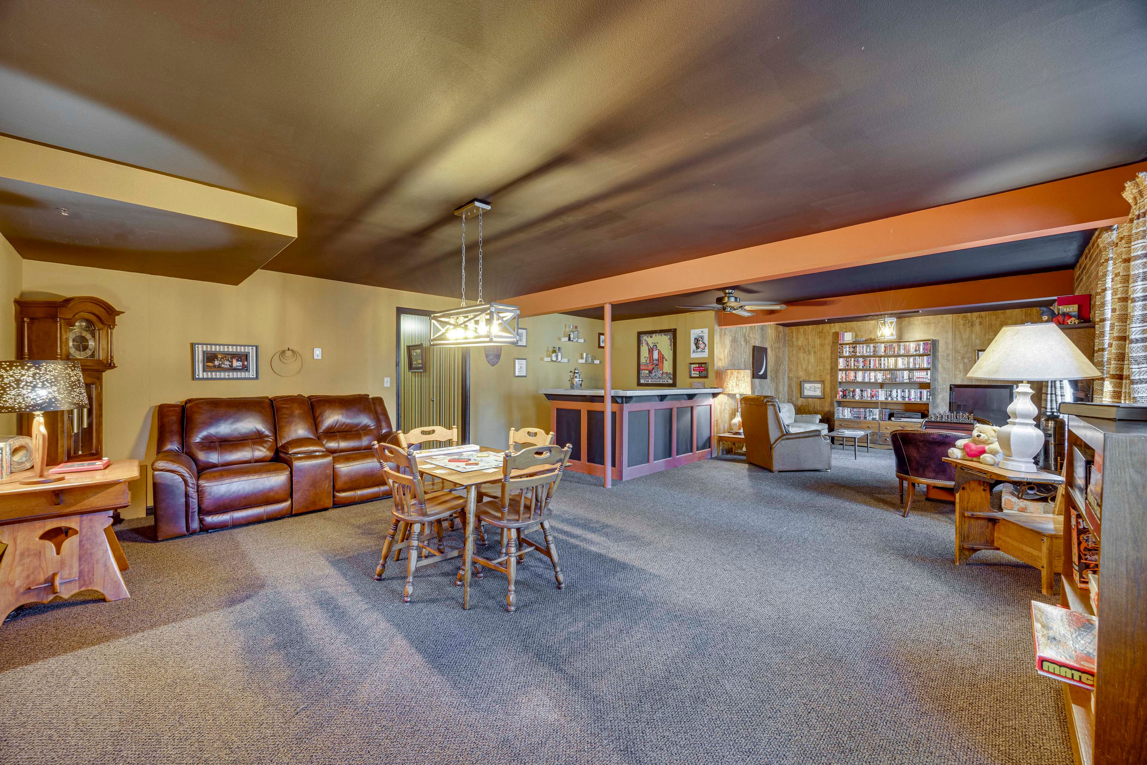 Game Room | 2-Story Home | Video Library | Free WiFi