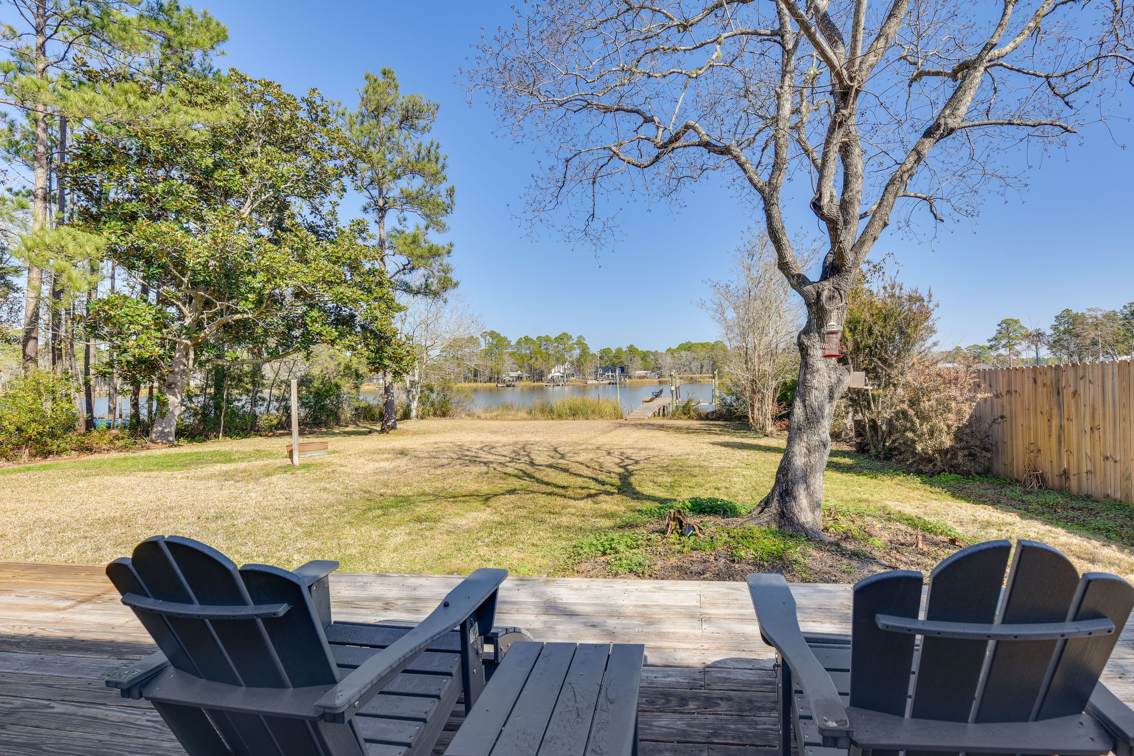 Patio | Backyard | Private Dock w/ Slip & Lift