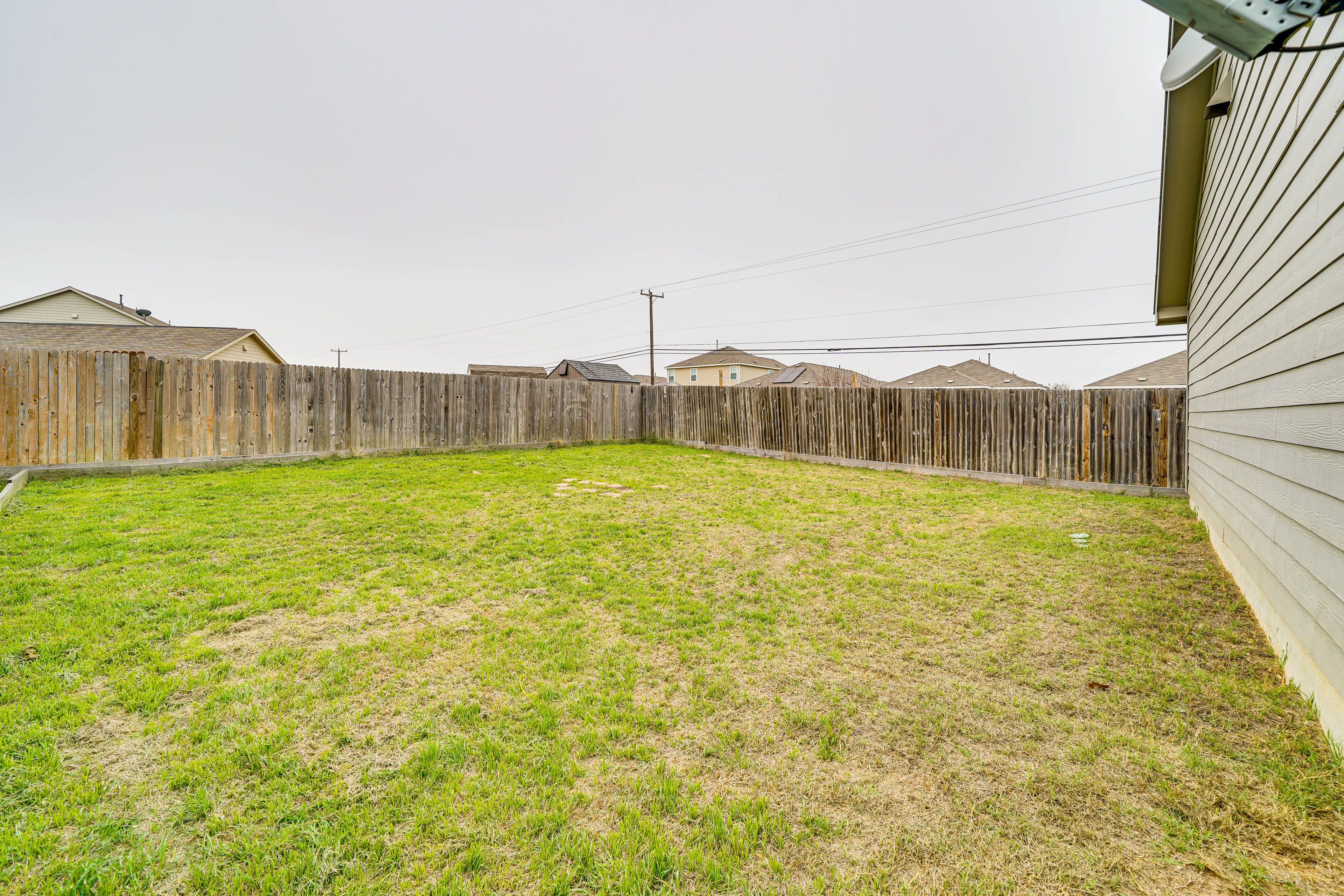 Fenced Backyard