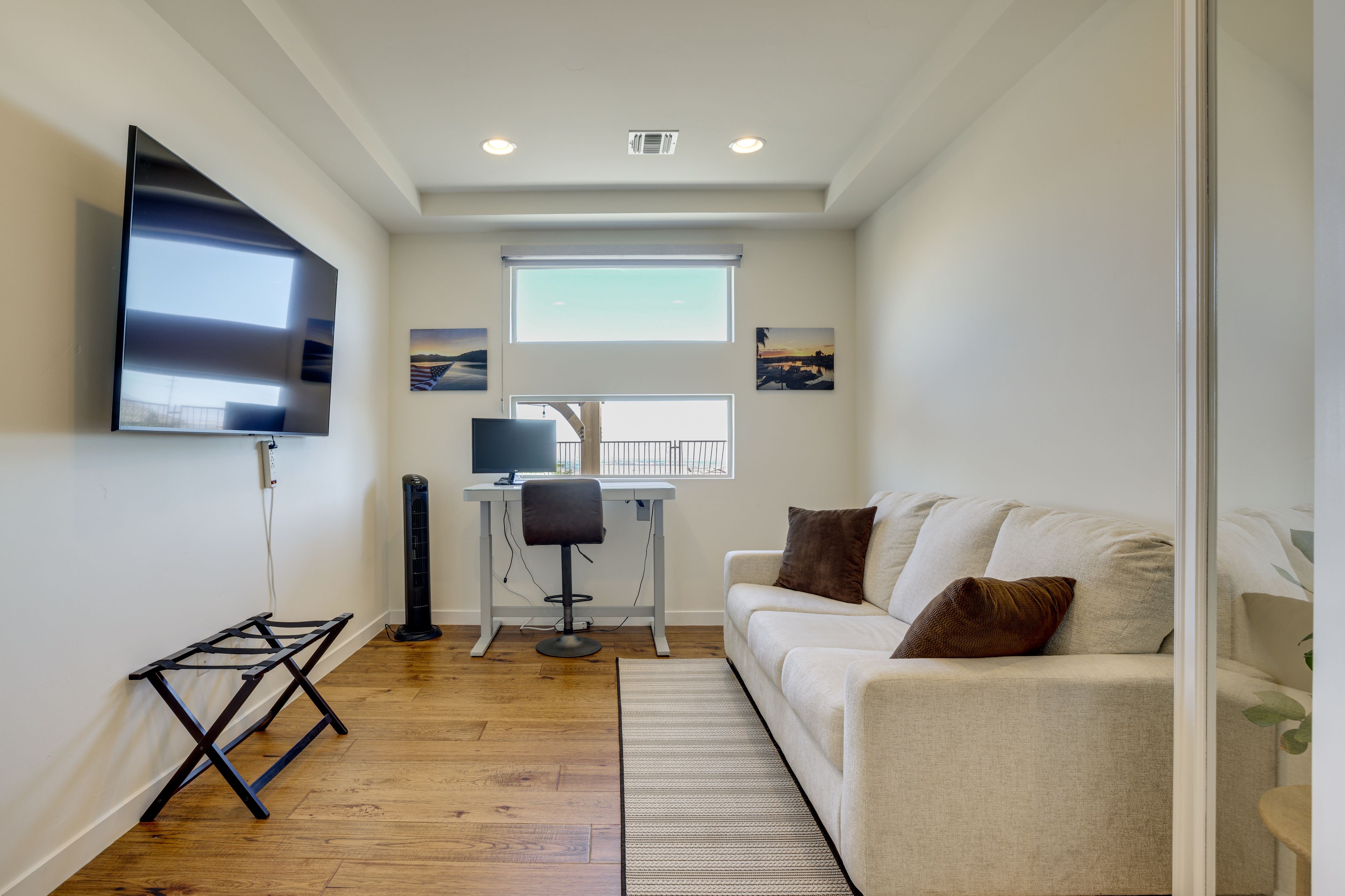 Bedroom 3 (Office) | Queen Sleeper Sofa | Workspace w/ Monitor