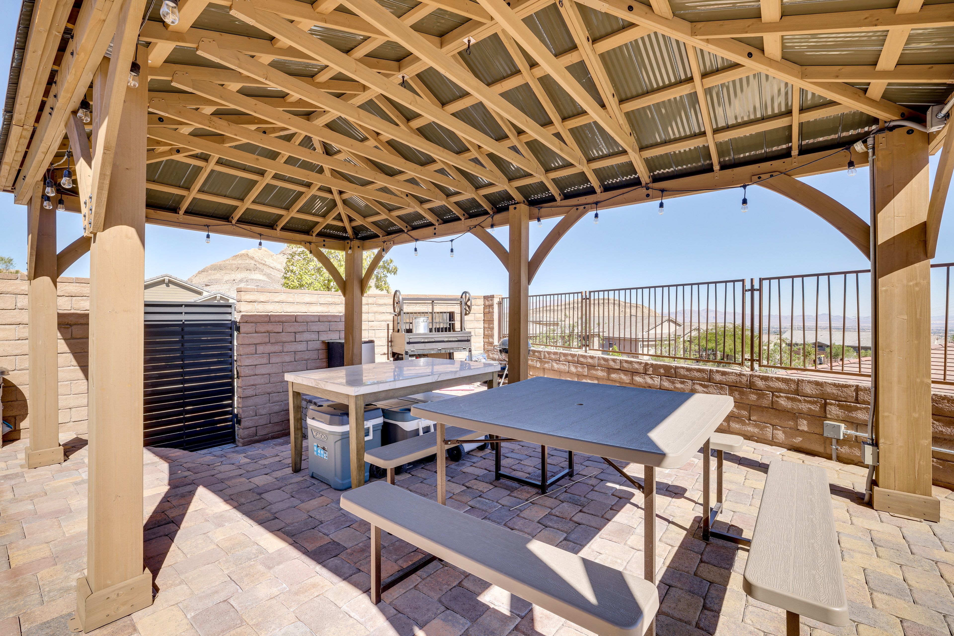 Pavilion | Tables | Coolers | Charcoal Grill