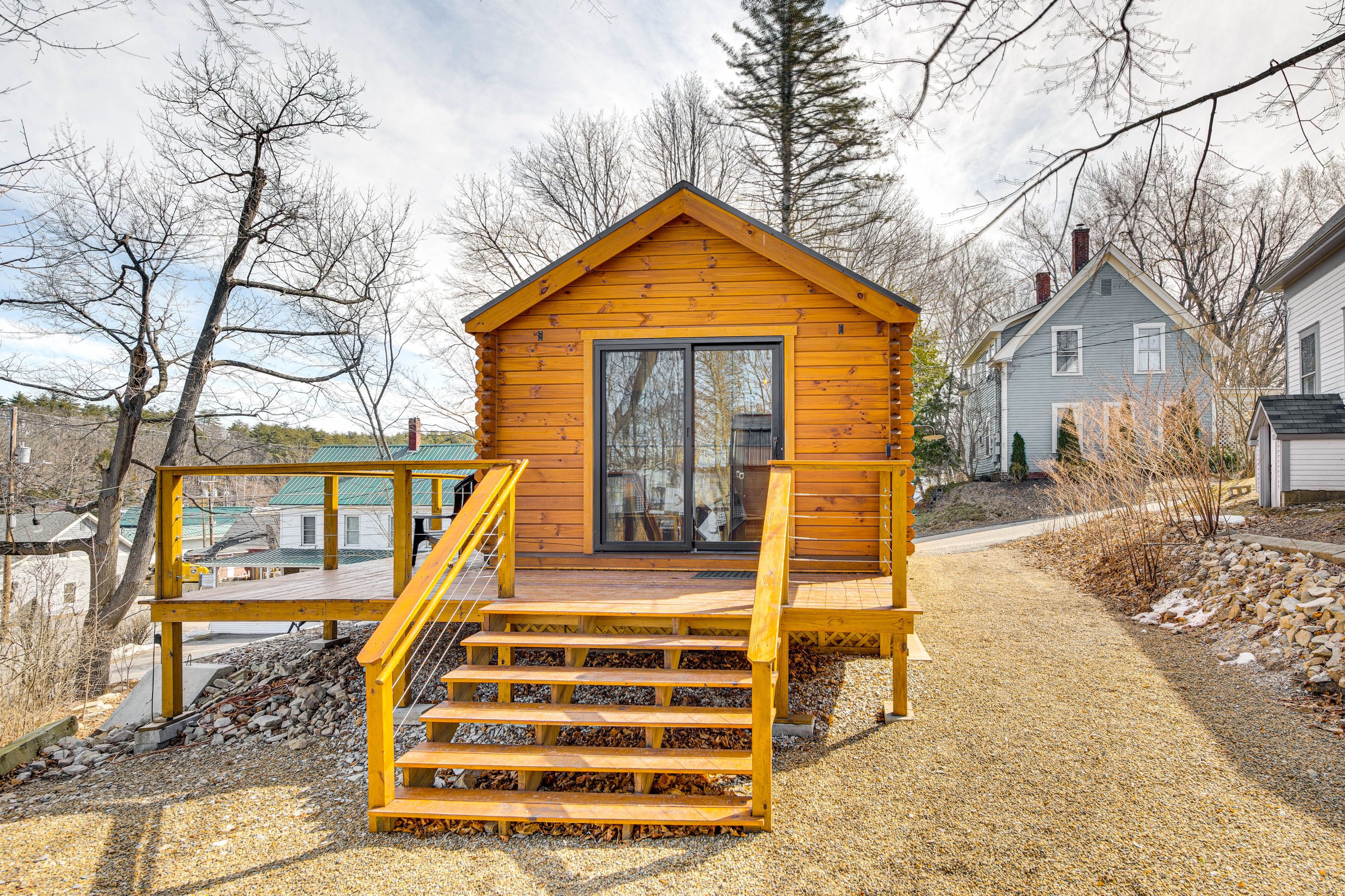 Wolfeboro Vacation Rental | 2BR | 1BA | 7 Steps to Enter | 600 Sq Ft