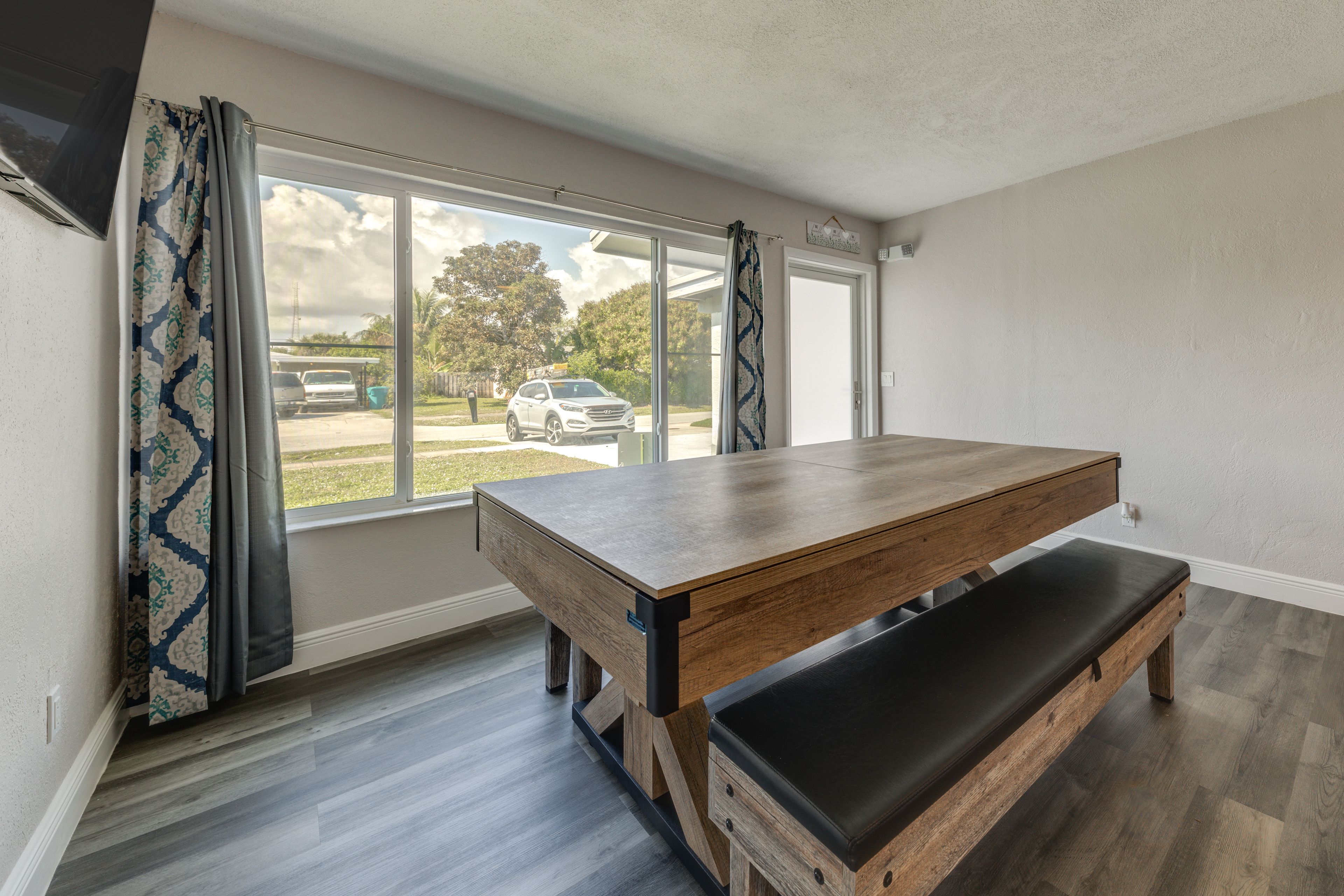 Convertible Dining/Ping-Pong/Pool Table | Smart TV