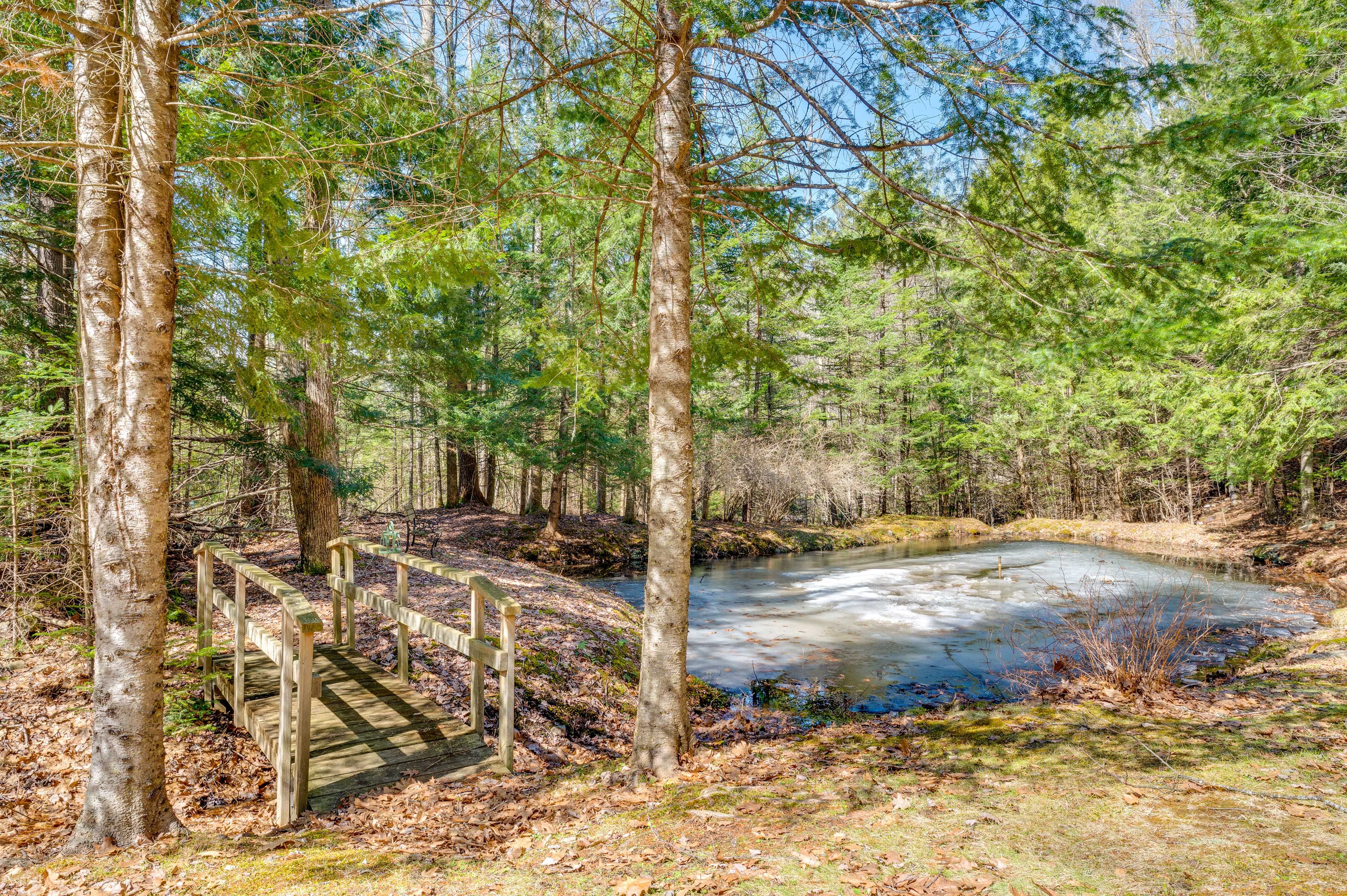 Bridge & Pond (Shared) | New Fenced Installed