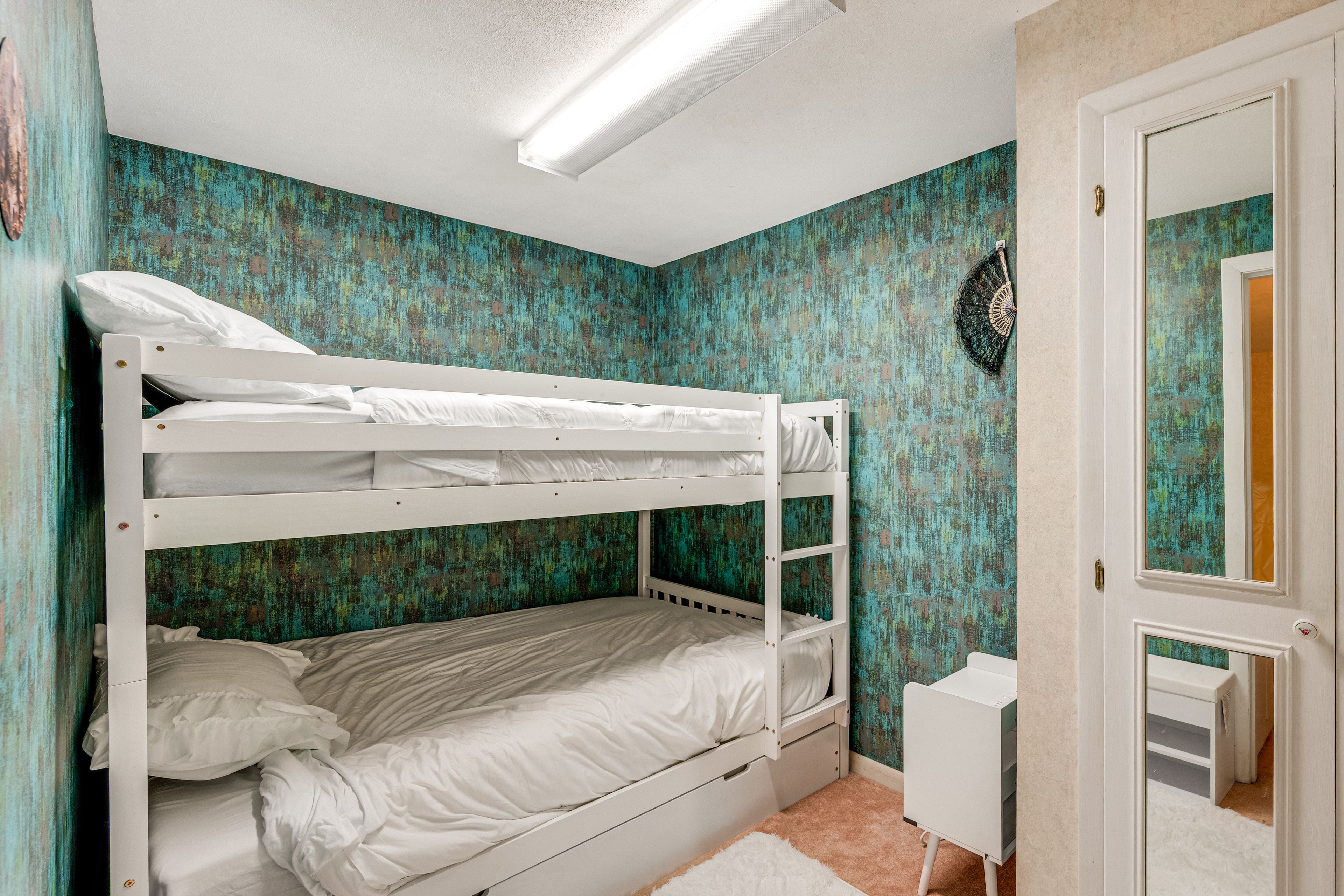 Bedroom 1 | Upper Unit | 1st Floor | Full Bunk Bed