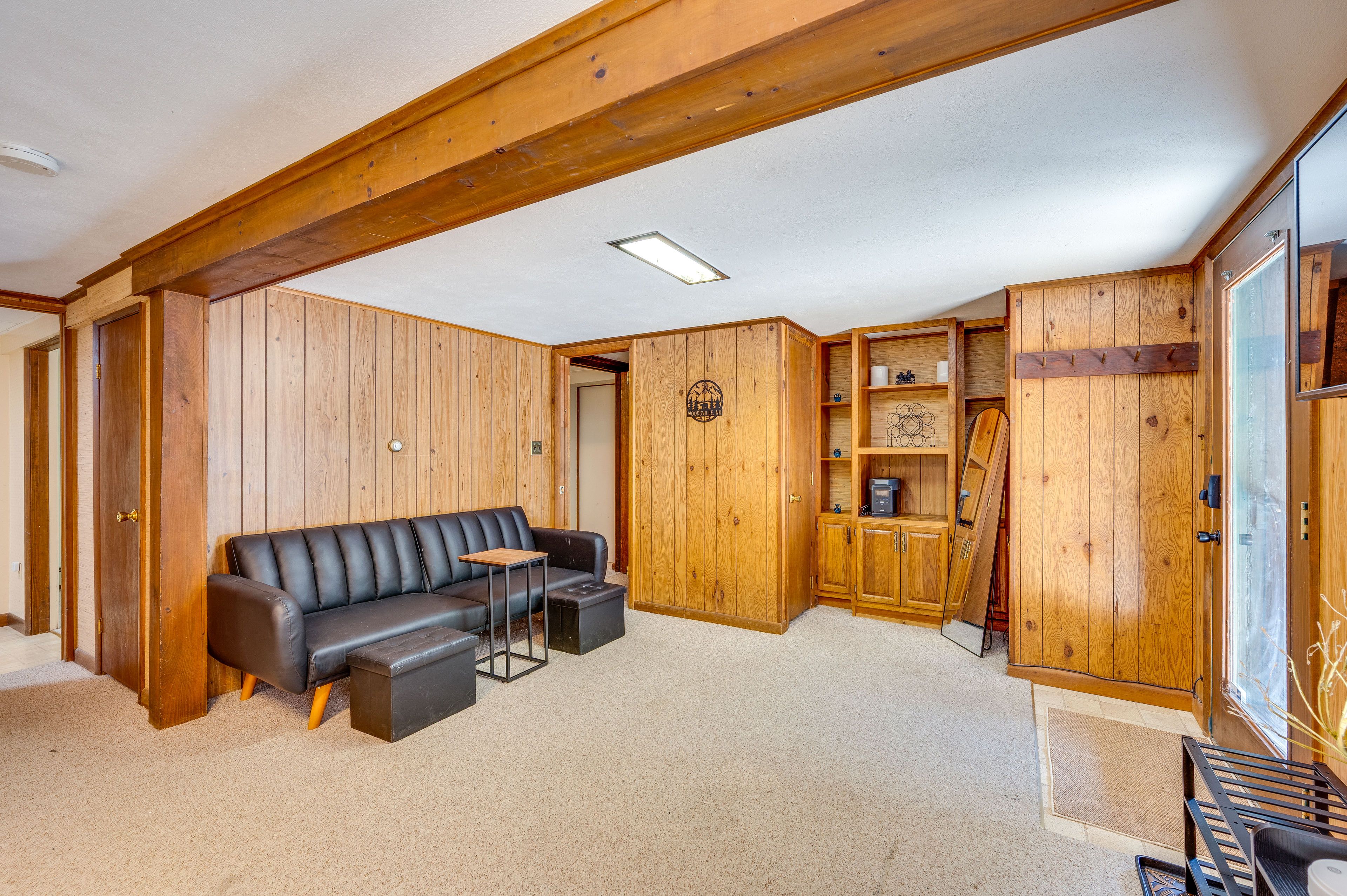 Living Room | Lower Unit | Single Story | Full Sleeper Sofa | King Bed