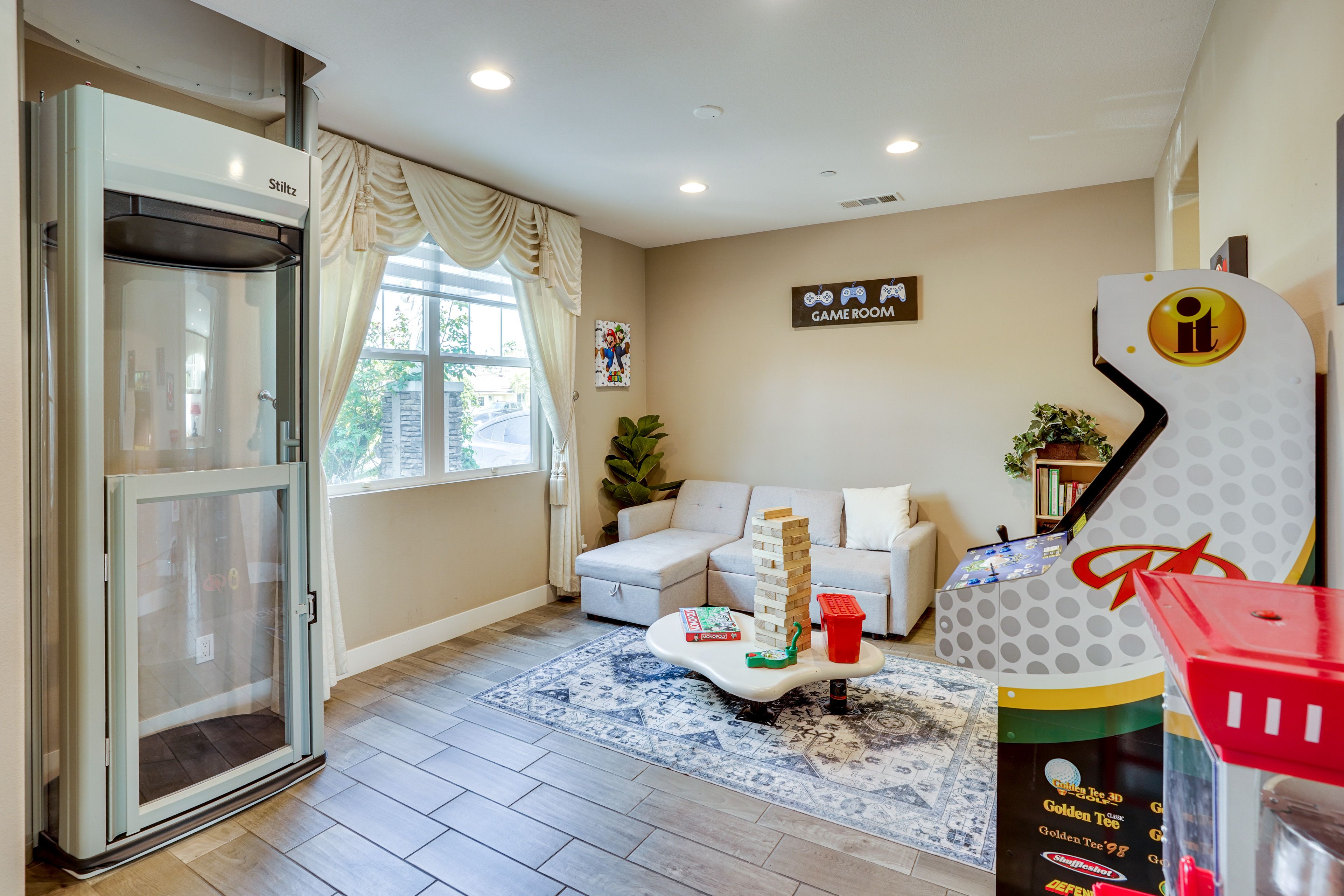 Game Room | 1st Floor | Arcade Console | Board Games