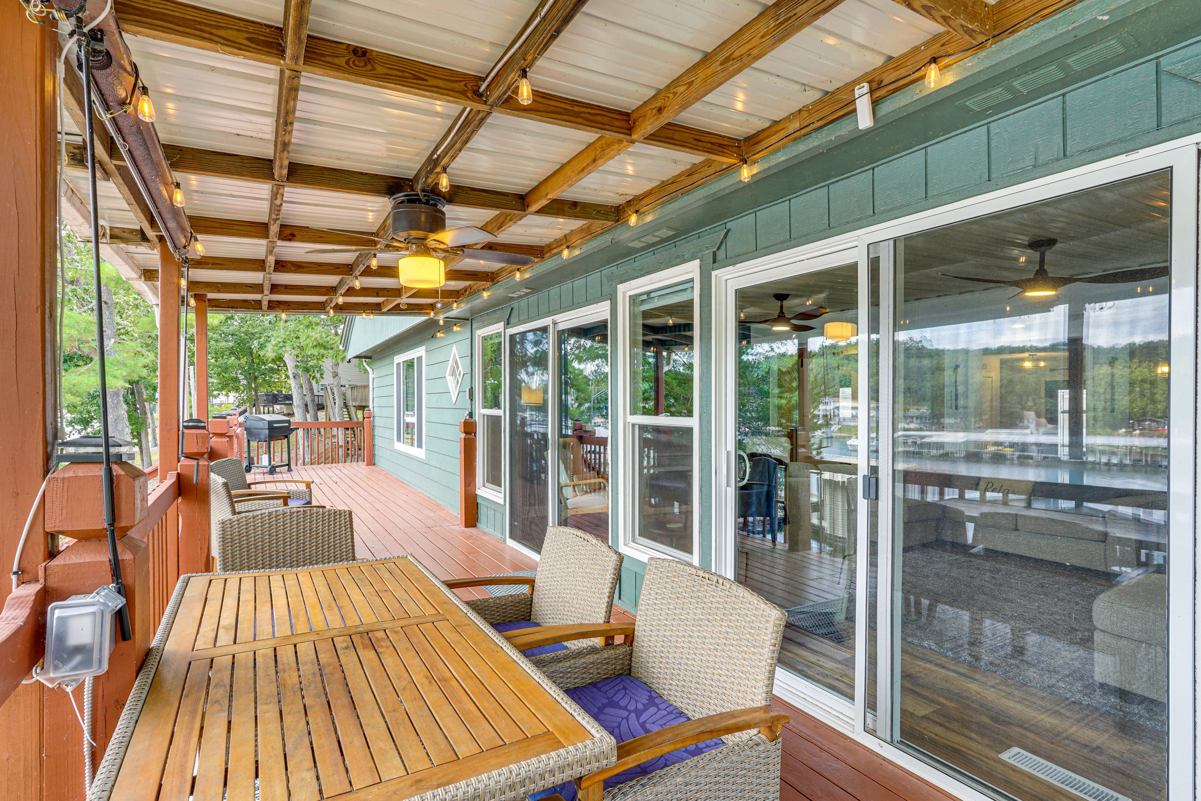 Wraparound Deck | Grill | Outdoor Dining Area