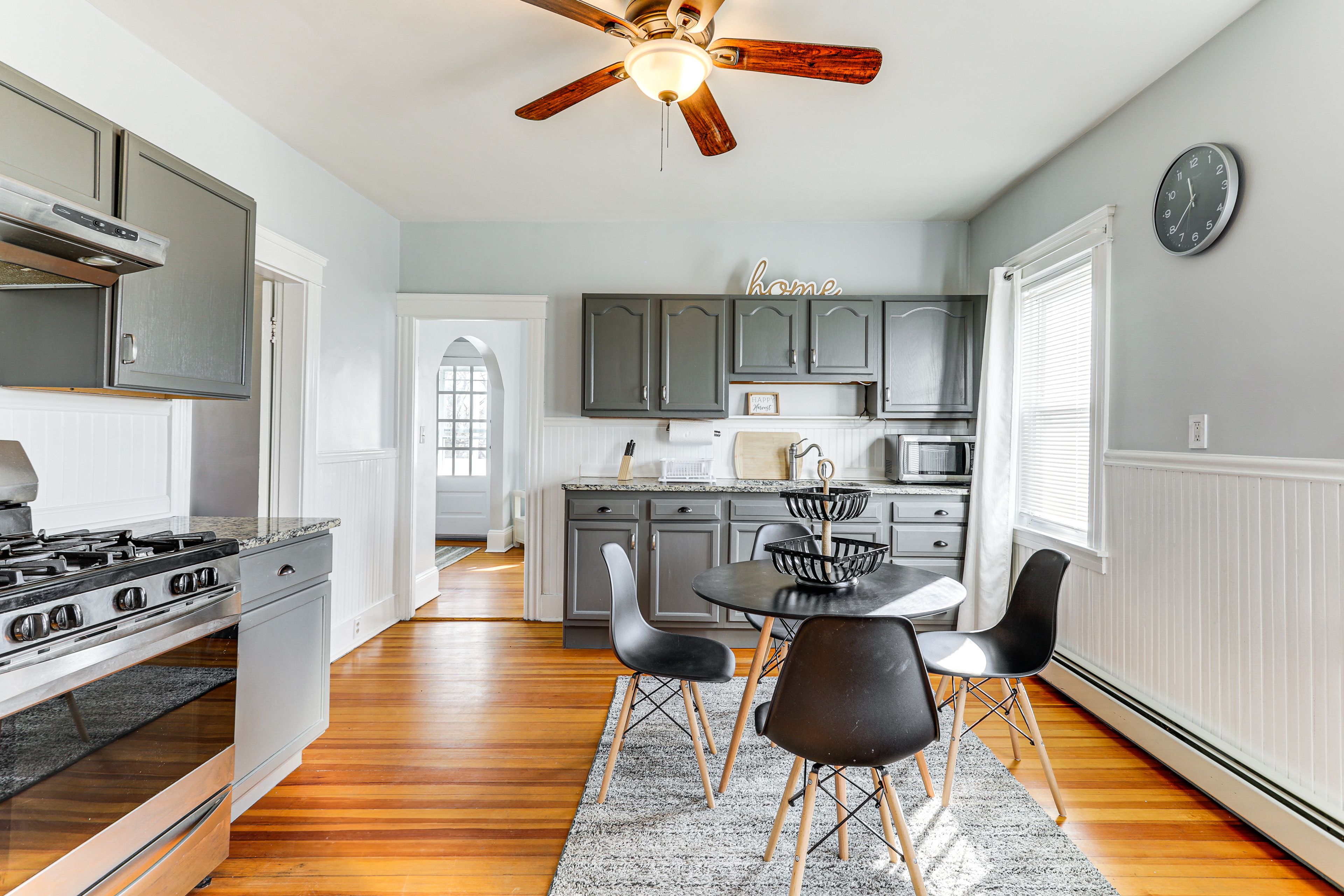 Kitchen | Window A/C Unit | Gas Baseboard Heat