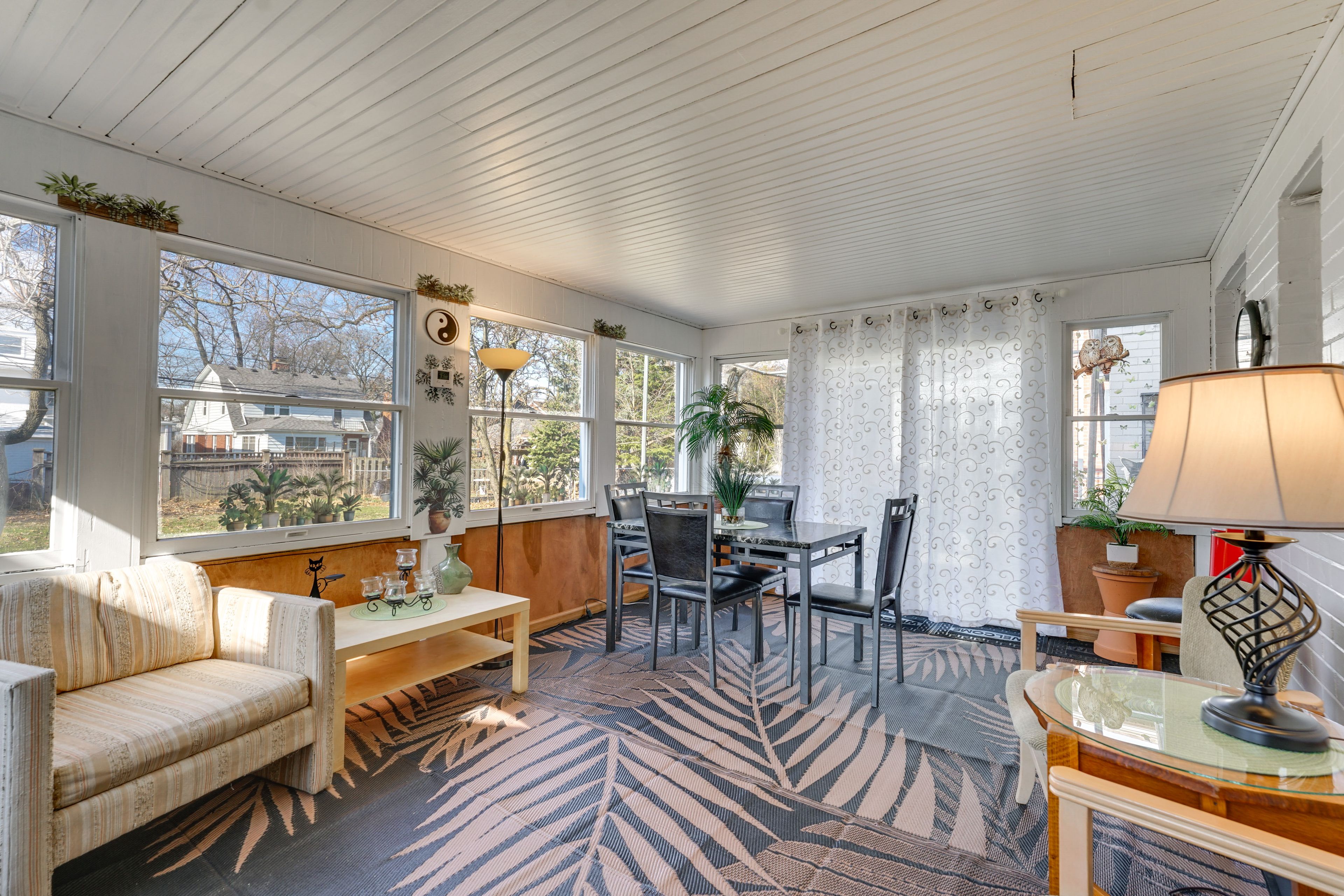 Enclosed Sunroom | Dining Table | Board Games | Main Level