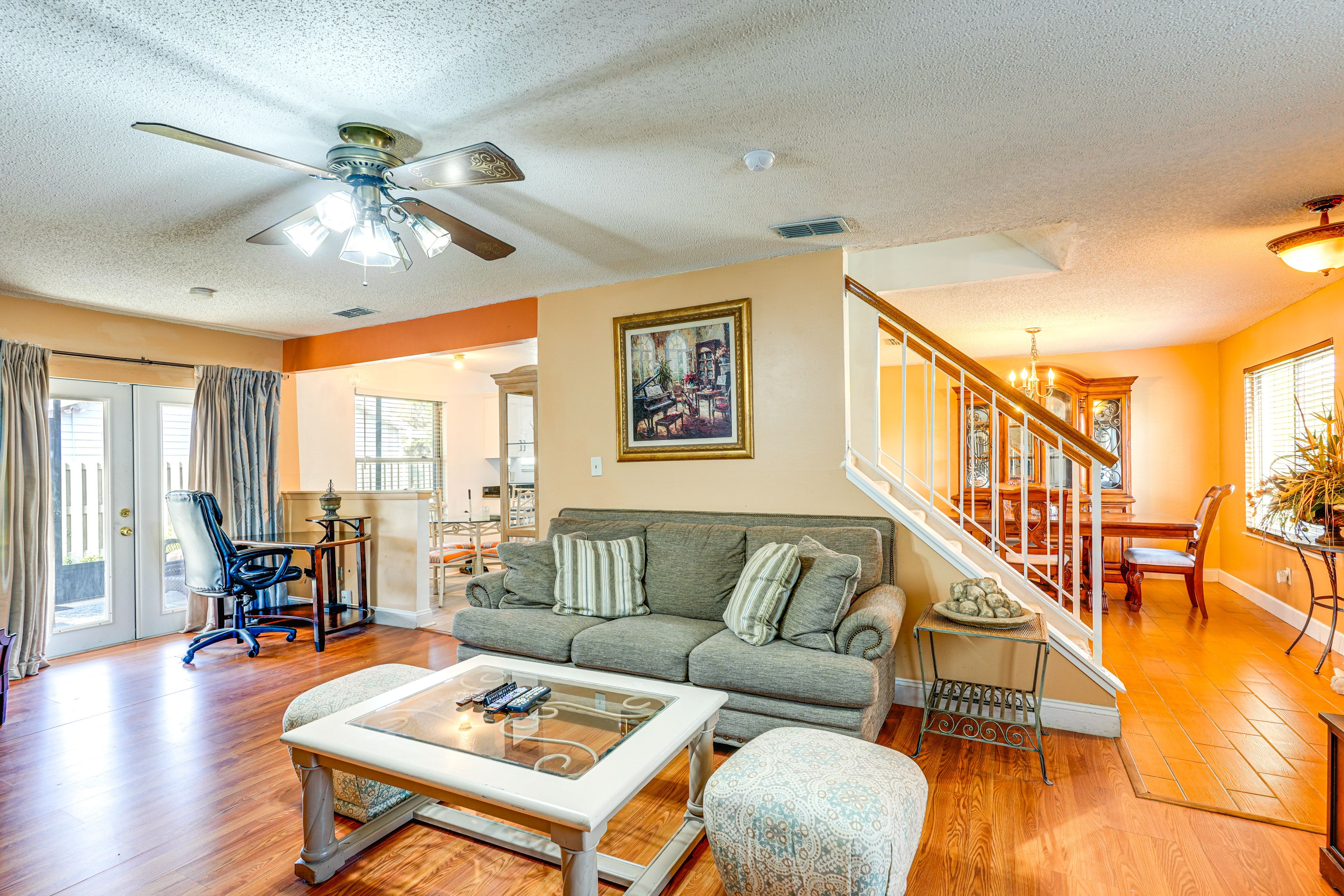 Living Room | 1st Floor | Central A/C & Heat | Free WiFi