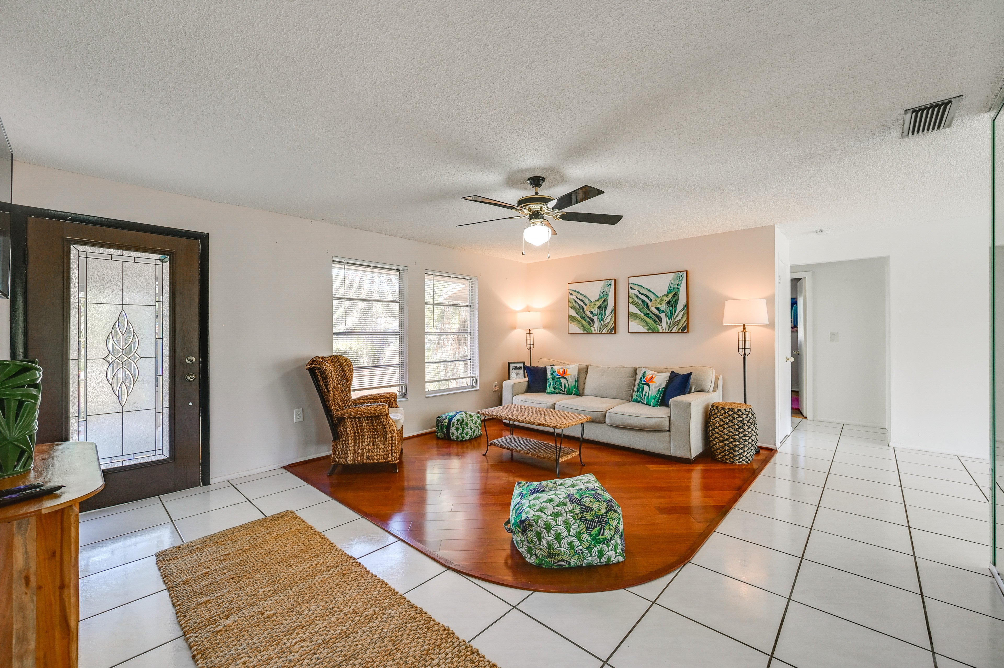 Living Room | Single-Story Home | Smart TV