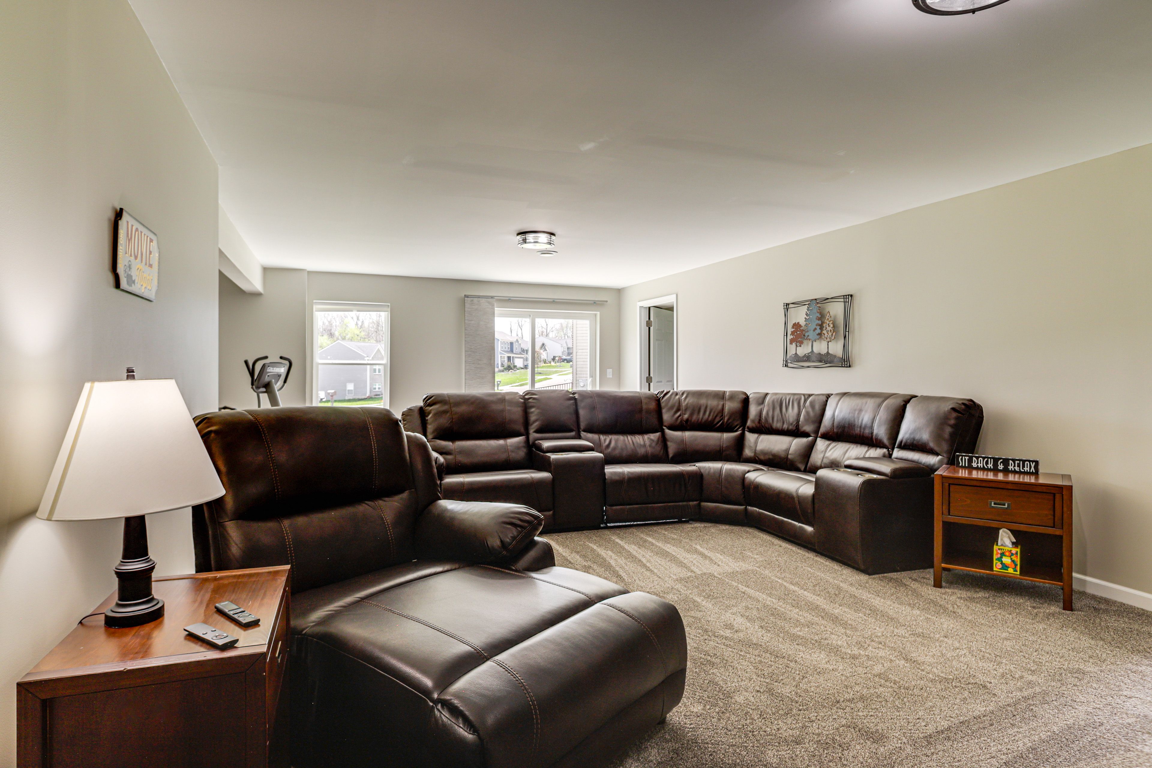Movie Lounge | Fireplace | Lower Level
