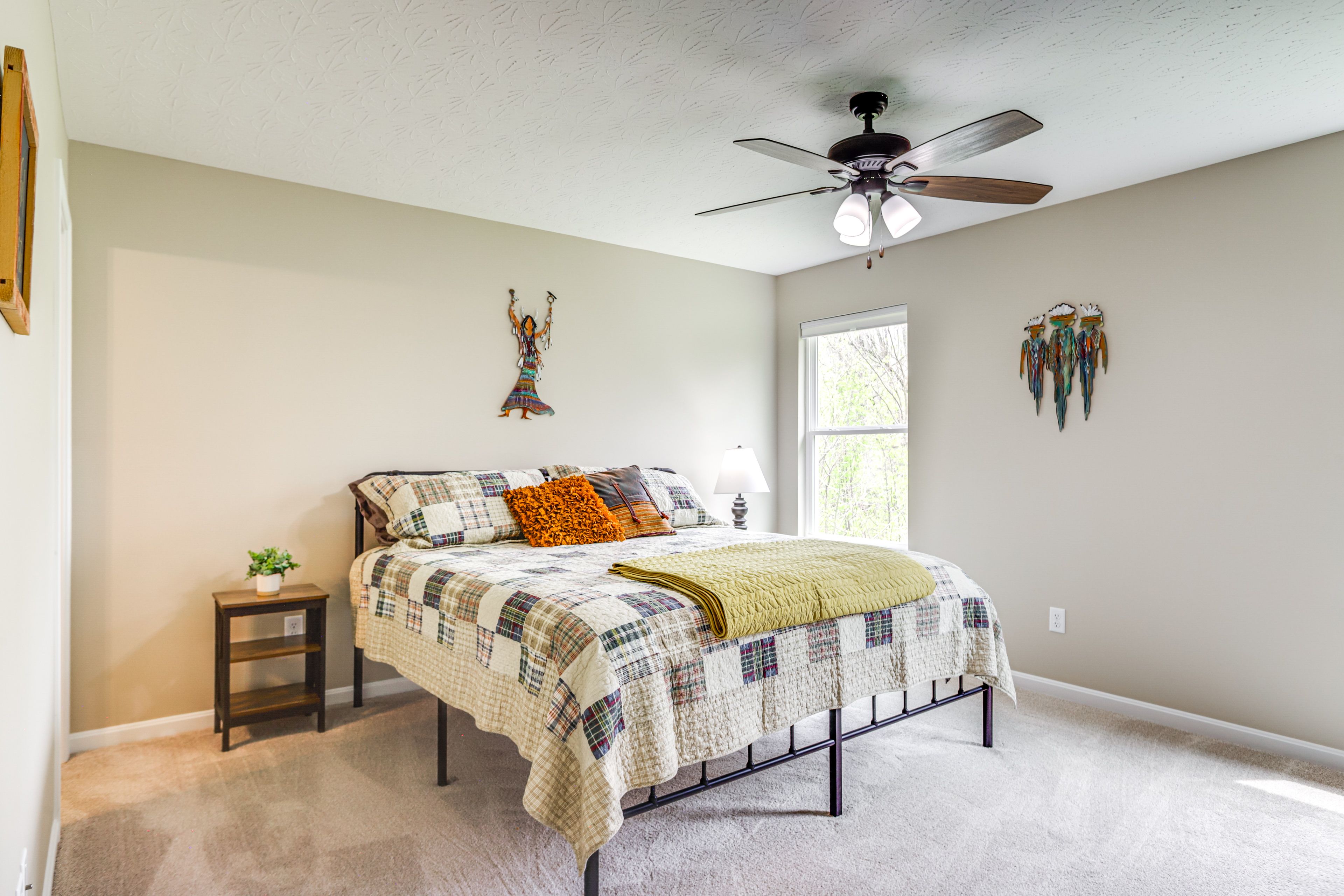 Bedroom 1 | 1st Floor | King Bed | Linens Provided | En-Suite Bathroom