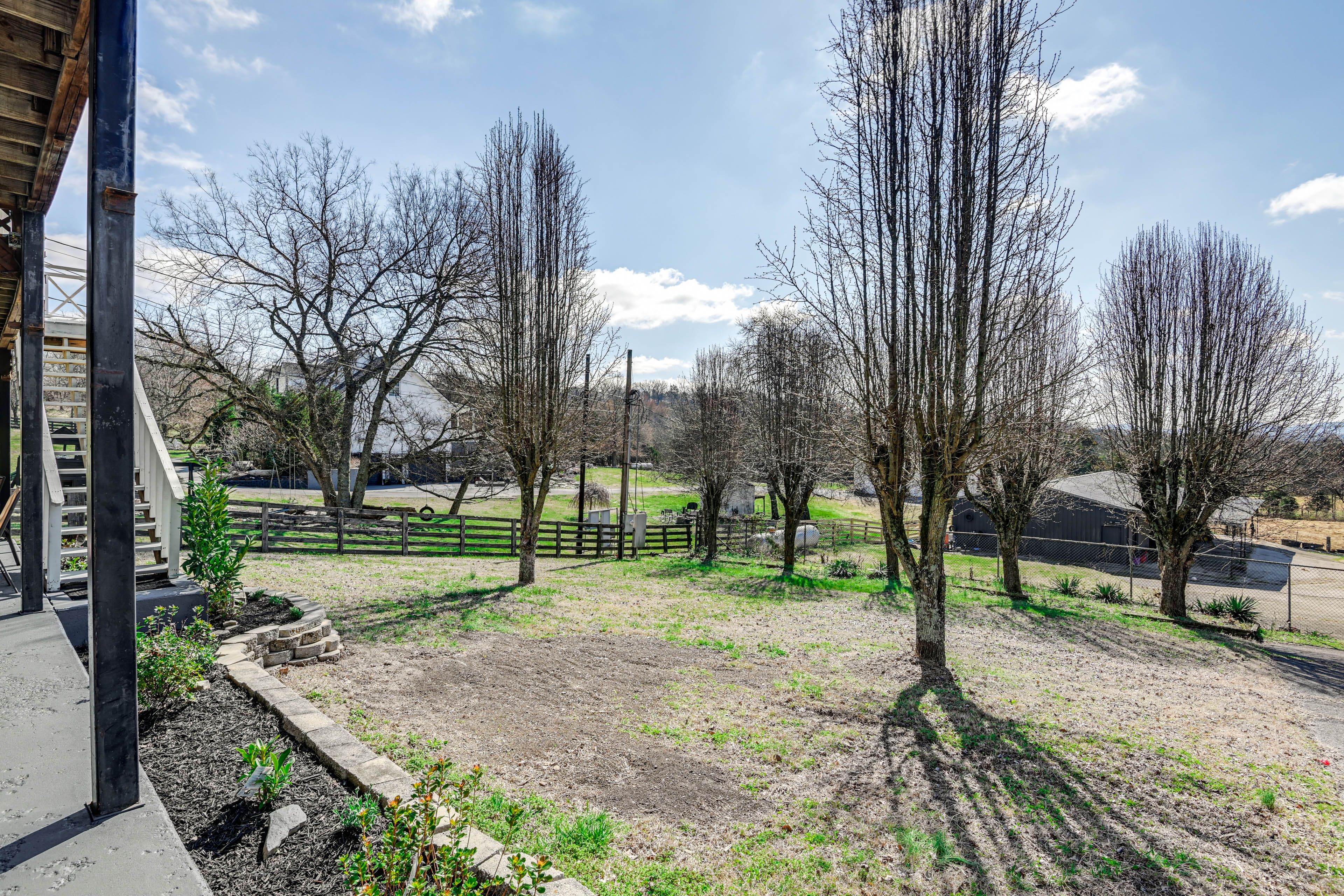 Private Patio w/ Countryside Views