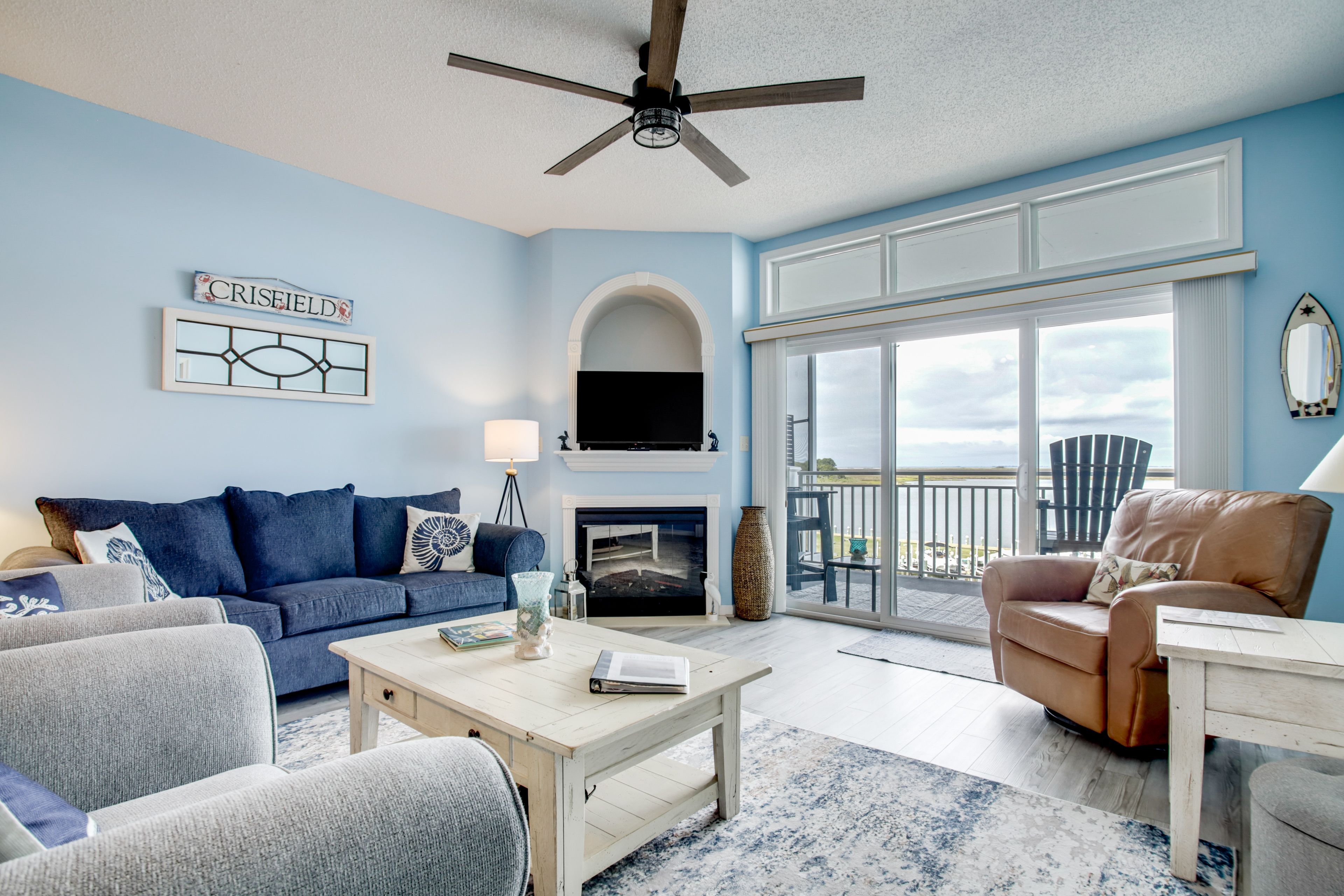 Living Room | Elevator Access | Single-Story Unit