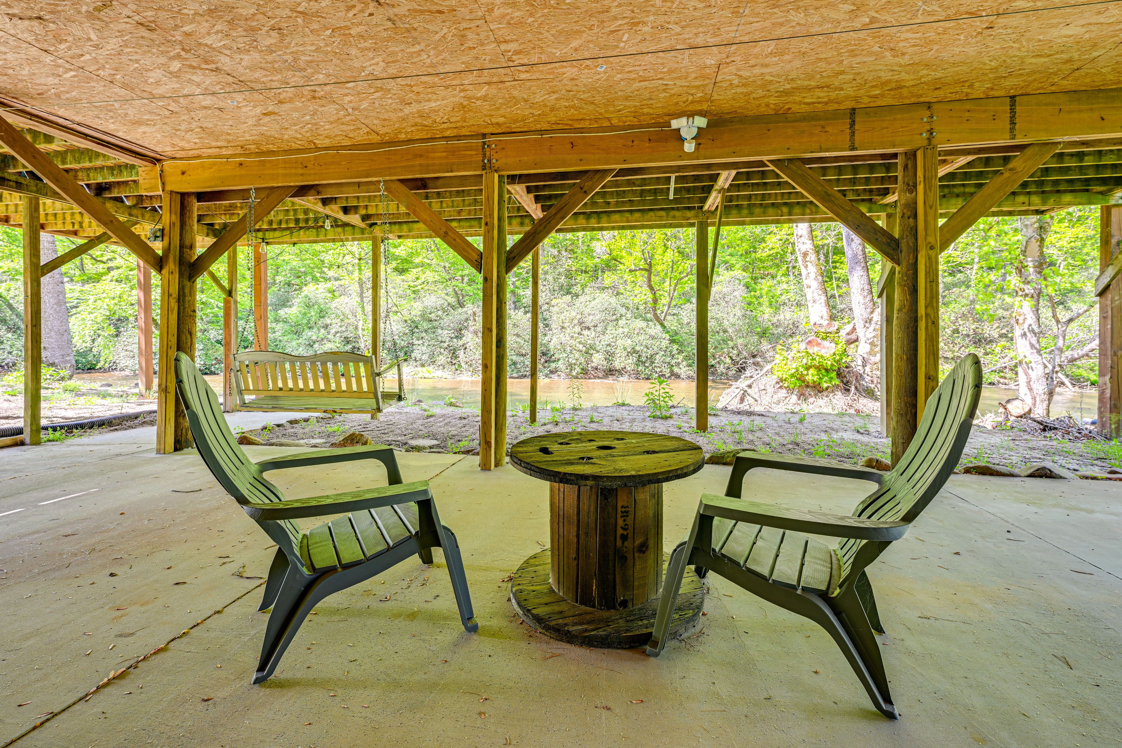 Covered Patio | River Access