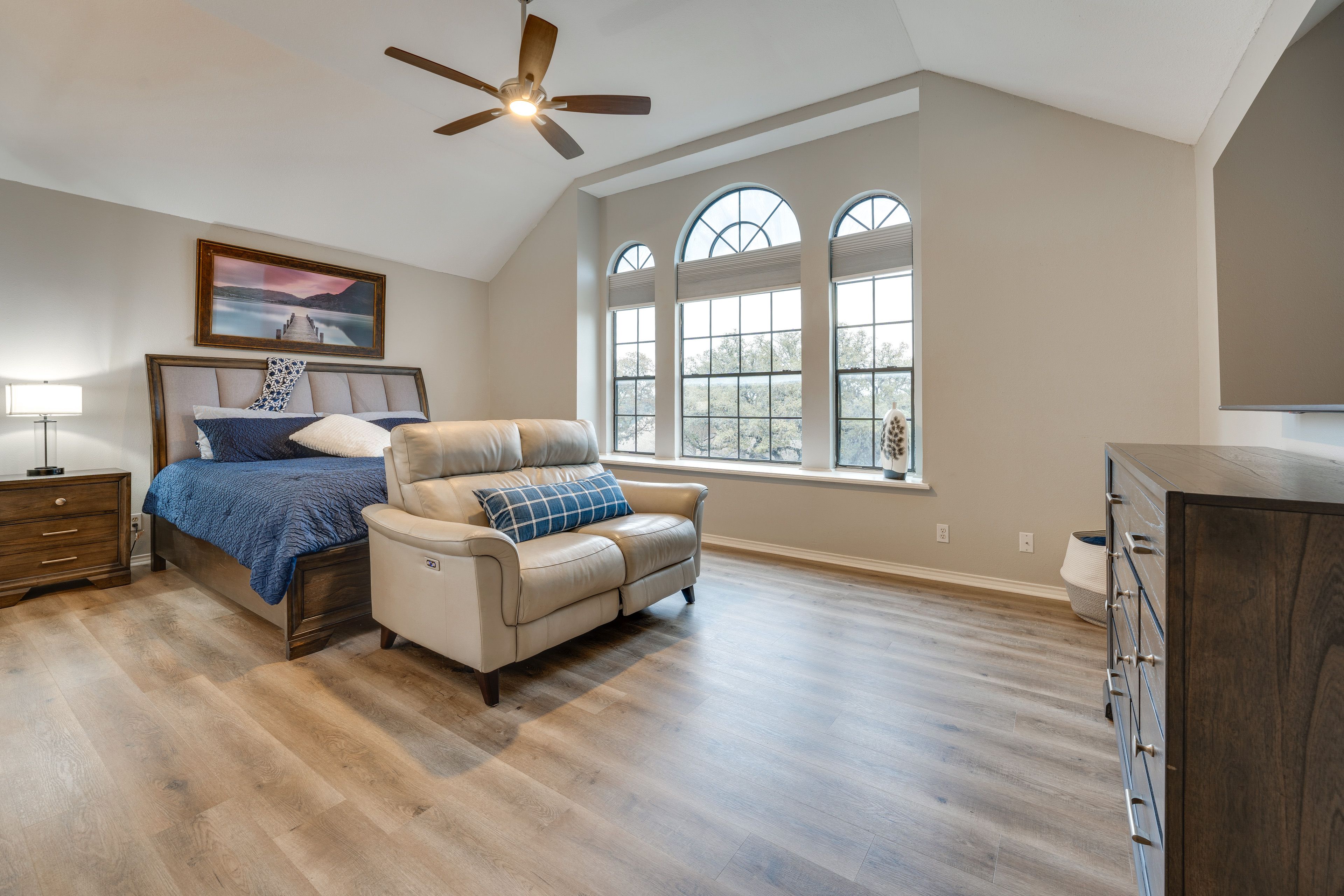 Bedroom 1 | California King Bed | Linens Provided | 2nd Floor