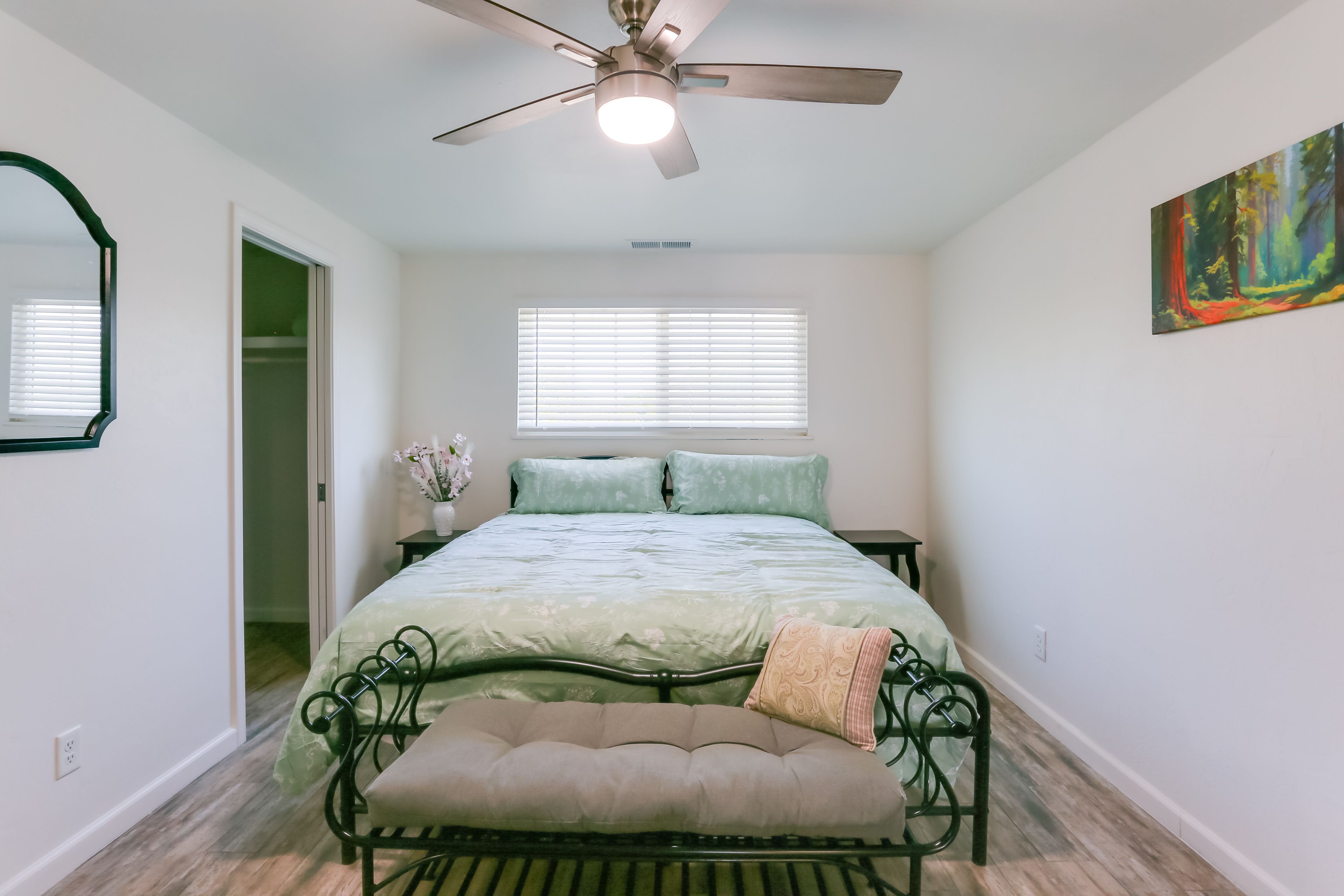 Bedroom 1 | King Bed | Linens Provided | Smart TV | En-Suite Bathroom