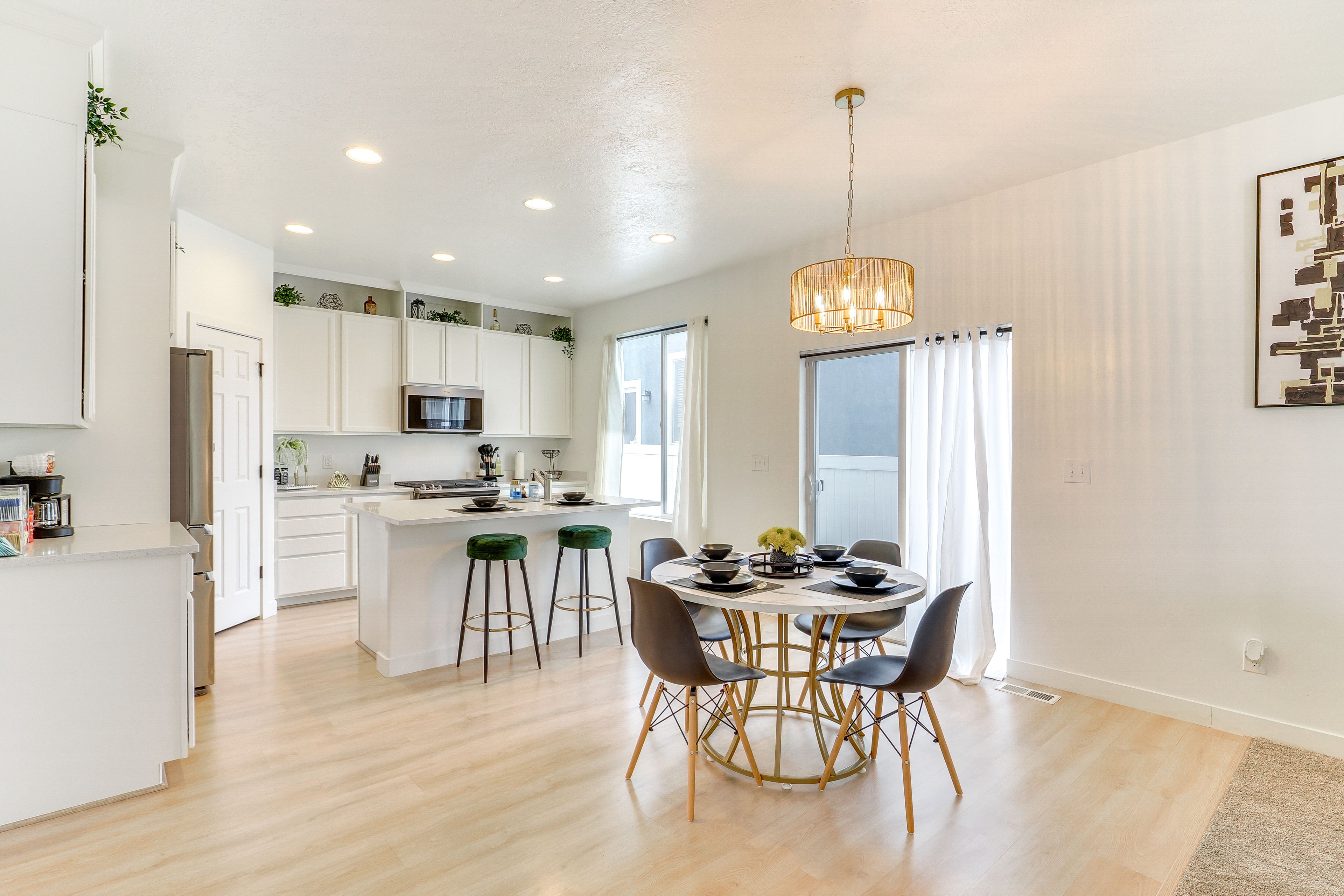 Dining Area | 1st Floor | Open Floor Plan | Central A/C & Heating