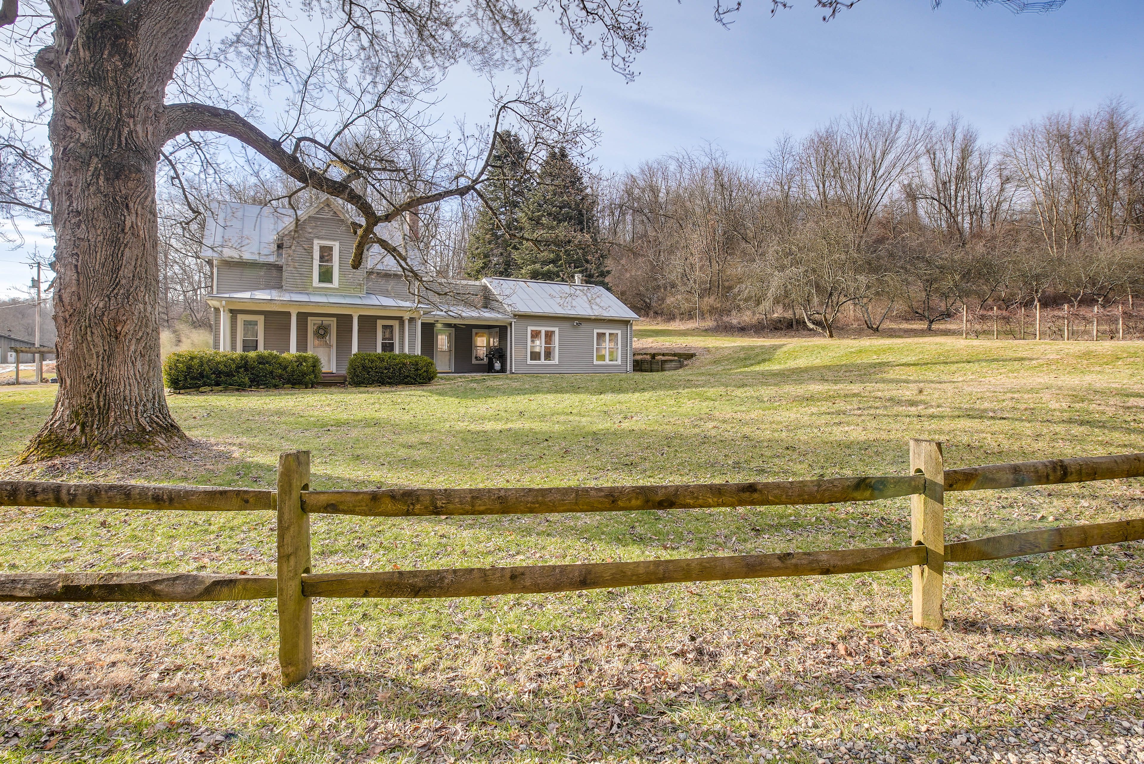 Bellville Vacation Rental | 3BR | 1BA | 1,820 Sq Ft | 1 Step to Enter