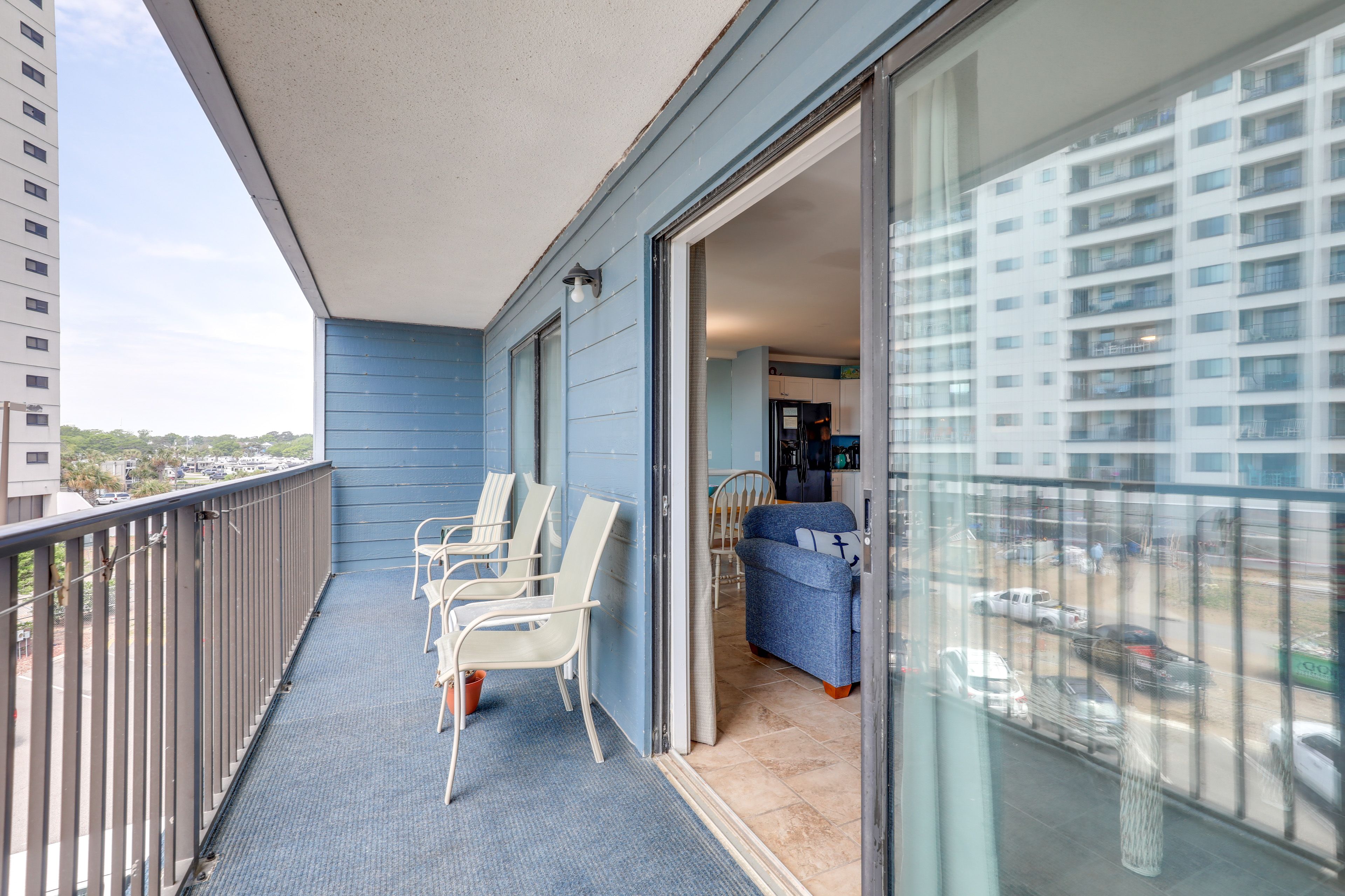 Covered Balcony | Ocean Views | Seating