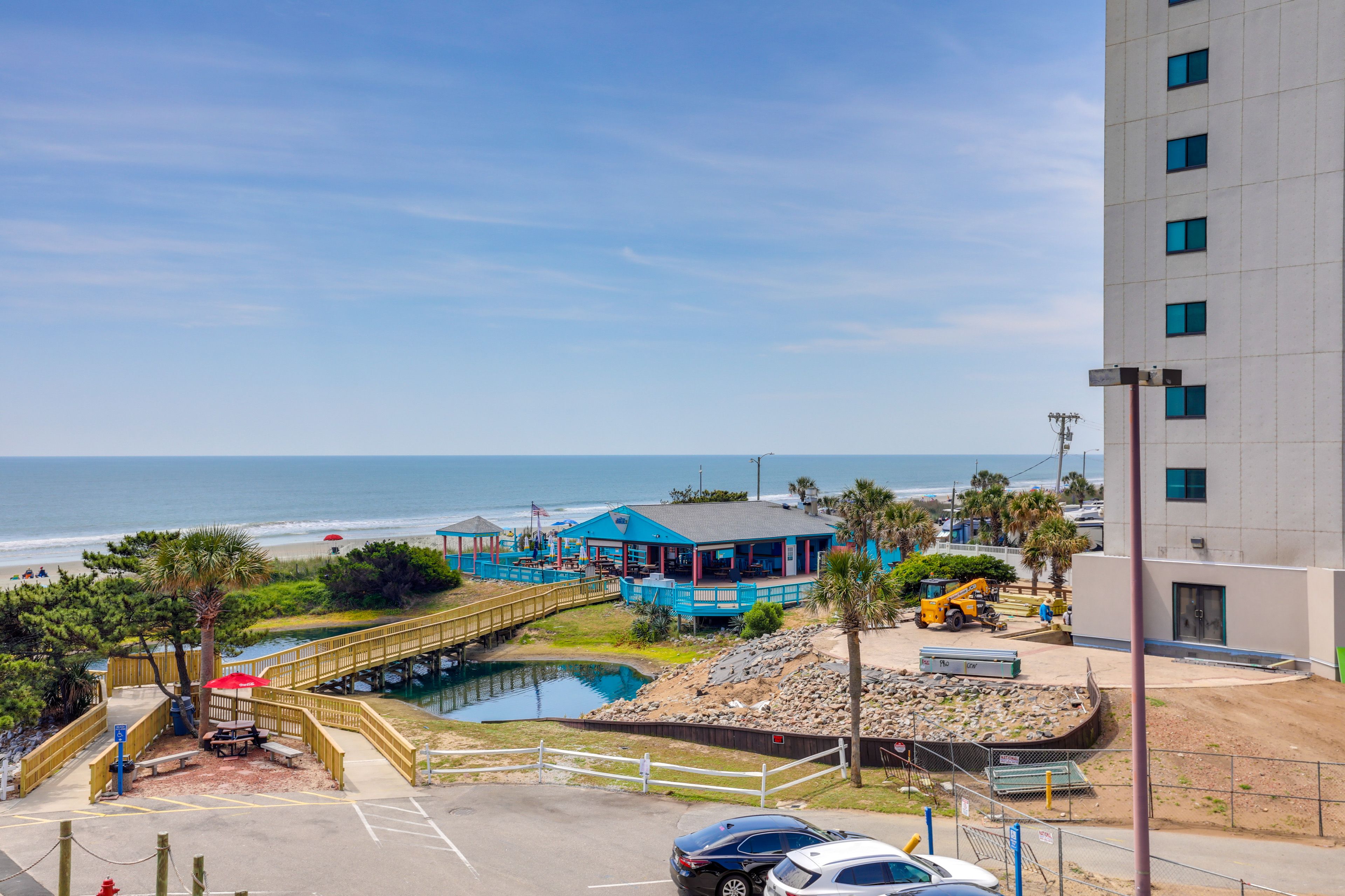 Balcony Views | Community Lot (First-Come, First-Served, $5/Day Fee)