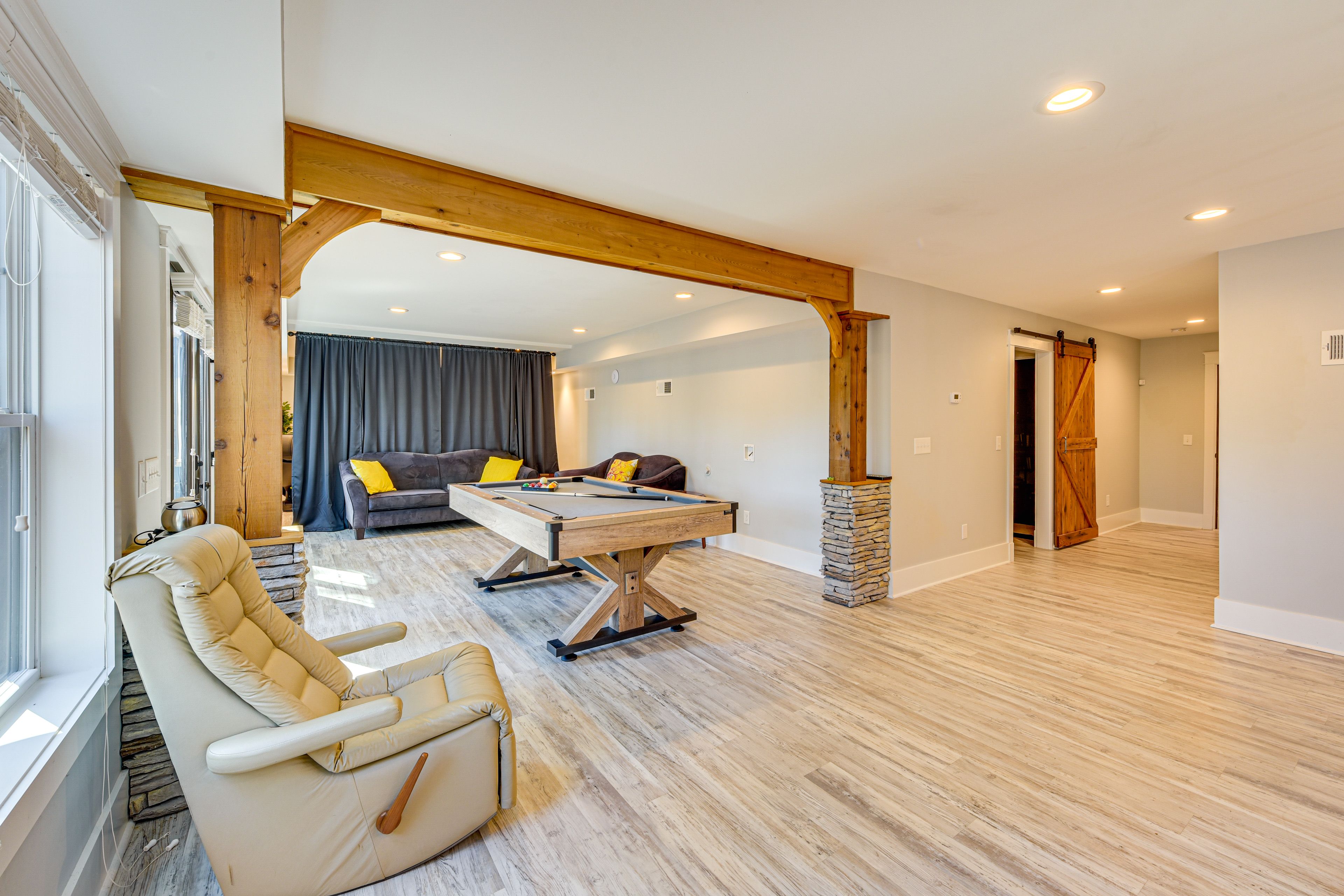 Game Room | Lower Level | Pool Table | Dartboard