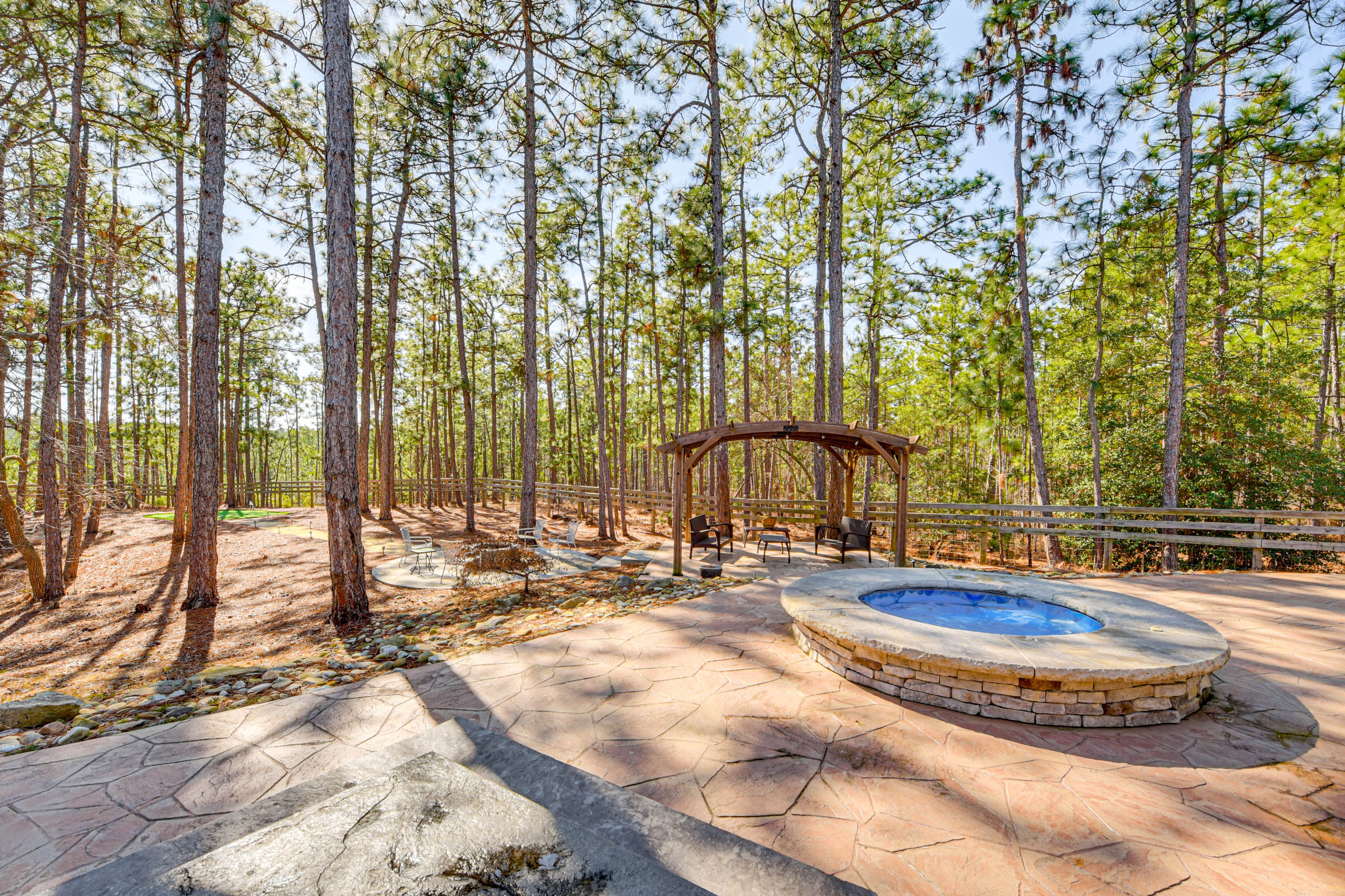 Furnished Pergola