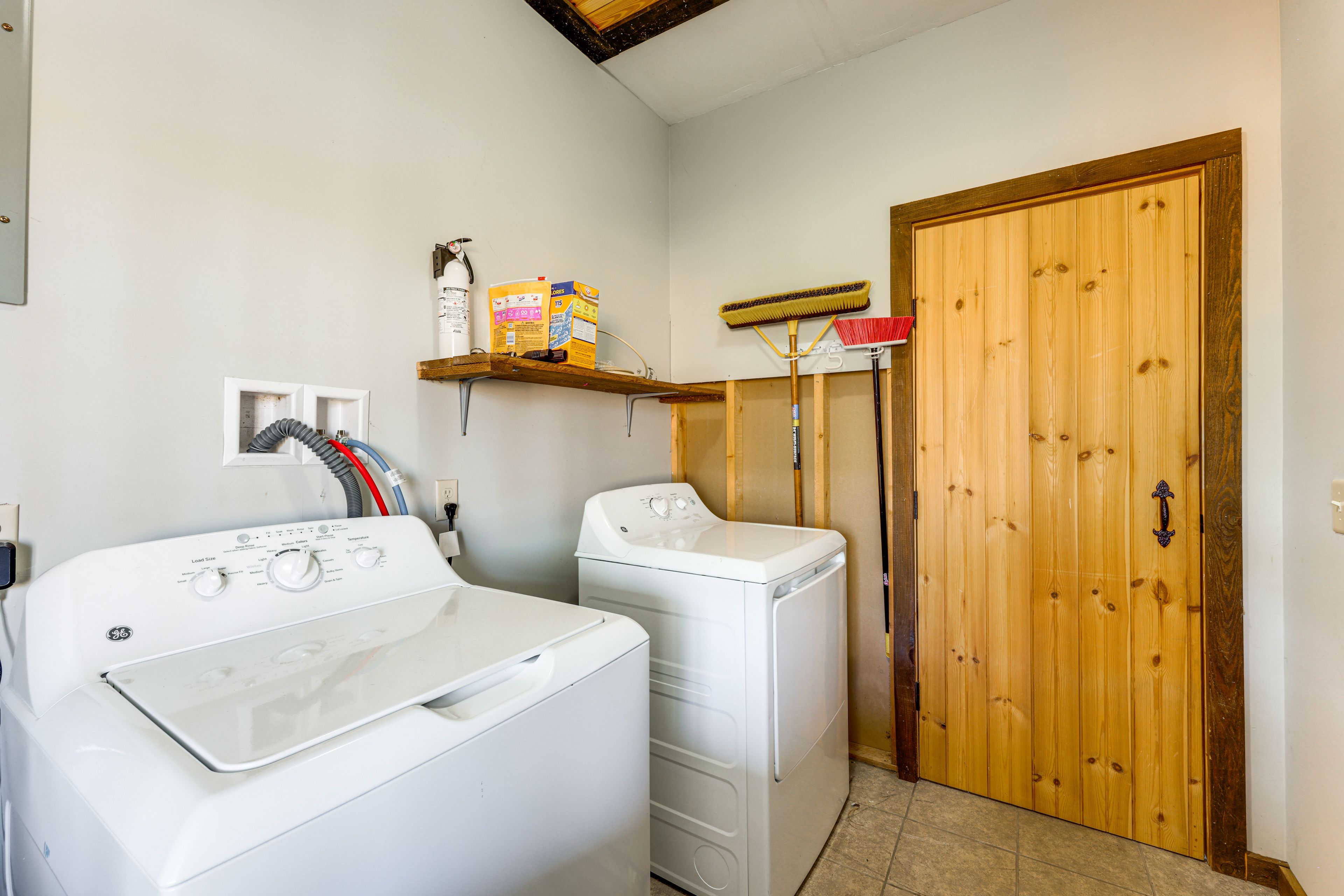 Laundry Area | Washer/Dryer | Laundry Detergent | Hangers | Iron/Board