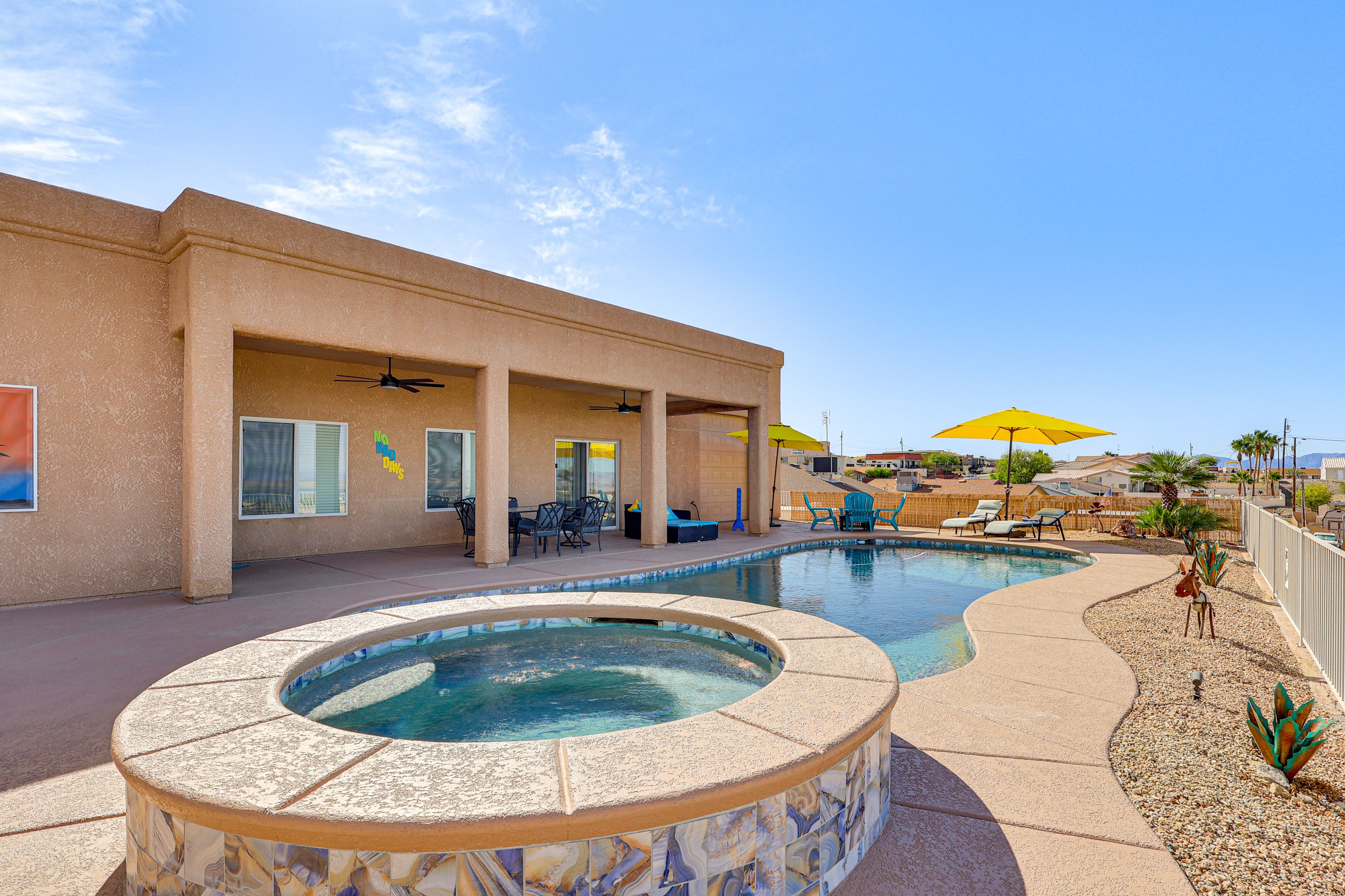 Lake Havasu City Vacation Rental | 4BR | 3BA | 2,400 Sq Ft | Step-Free Access