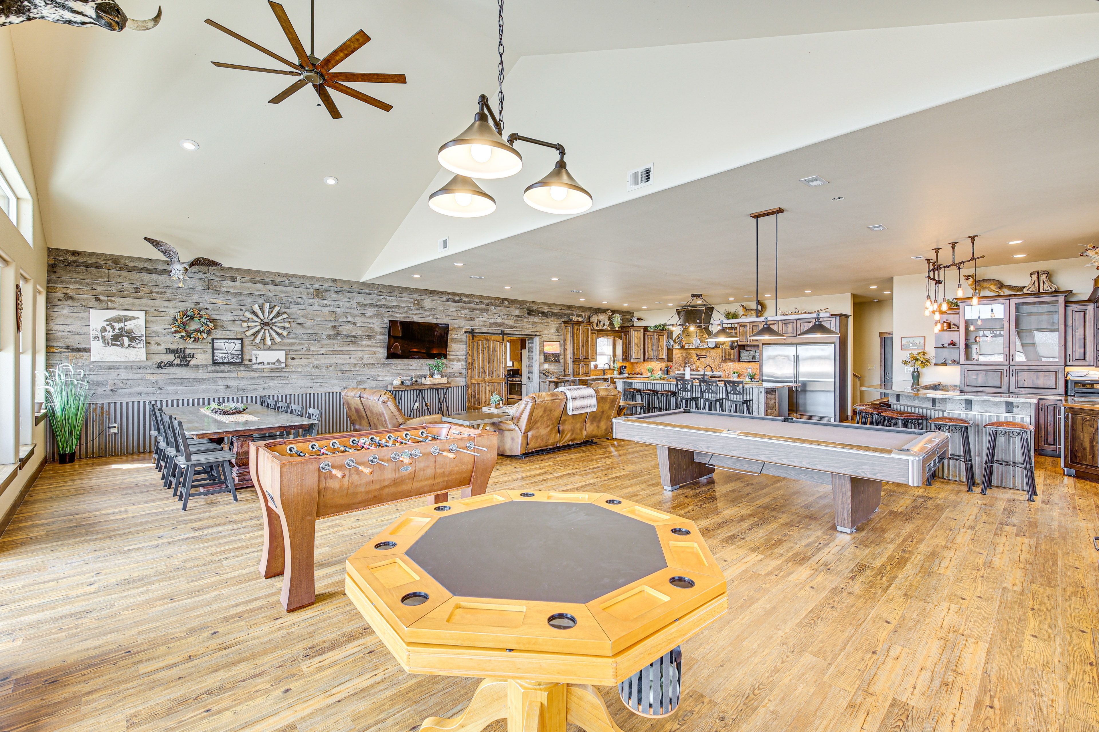 Living Room | Poker Table | Foosball | Pool Table | 1st Floor