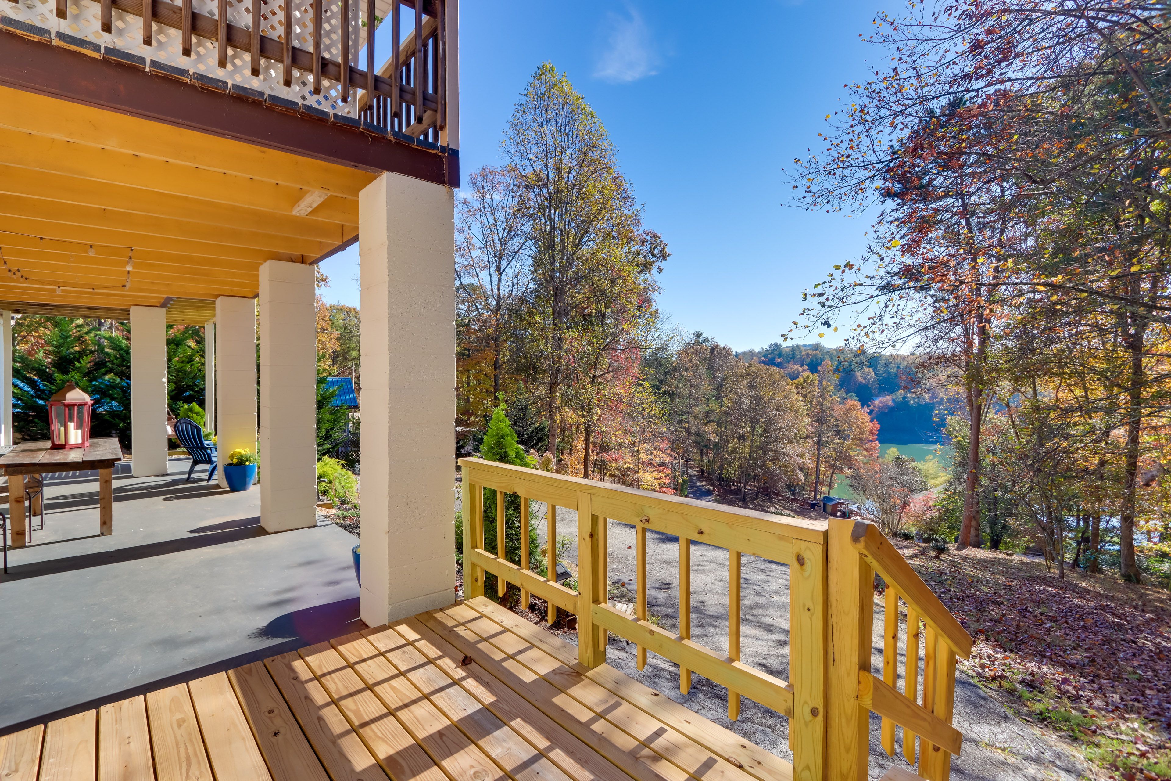 Apartment Exterior | Private Patio | Dining Area | Lake Views & Access