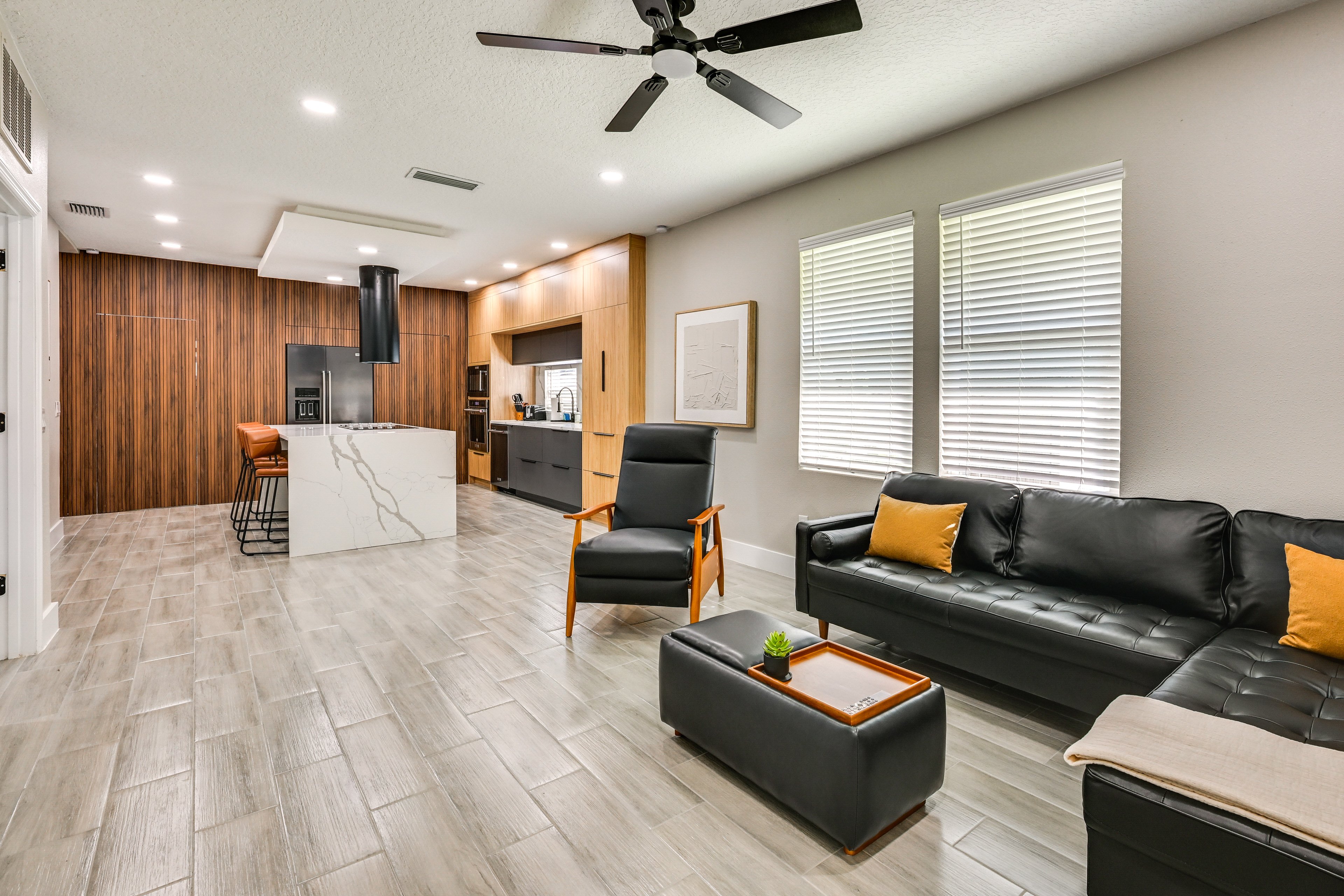 Living Room | Open Floor Plan | Central A/C & Heating