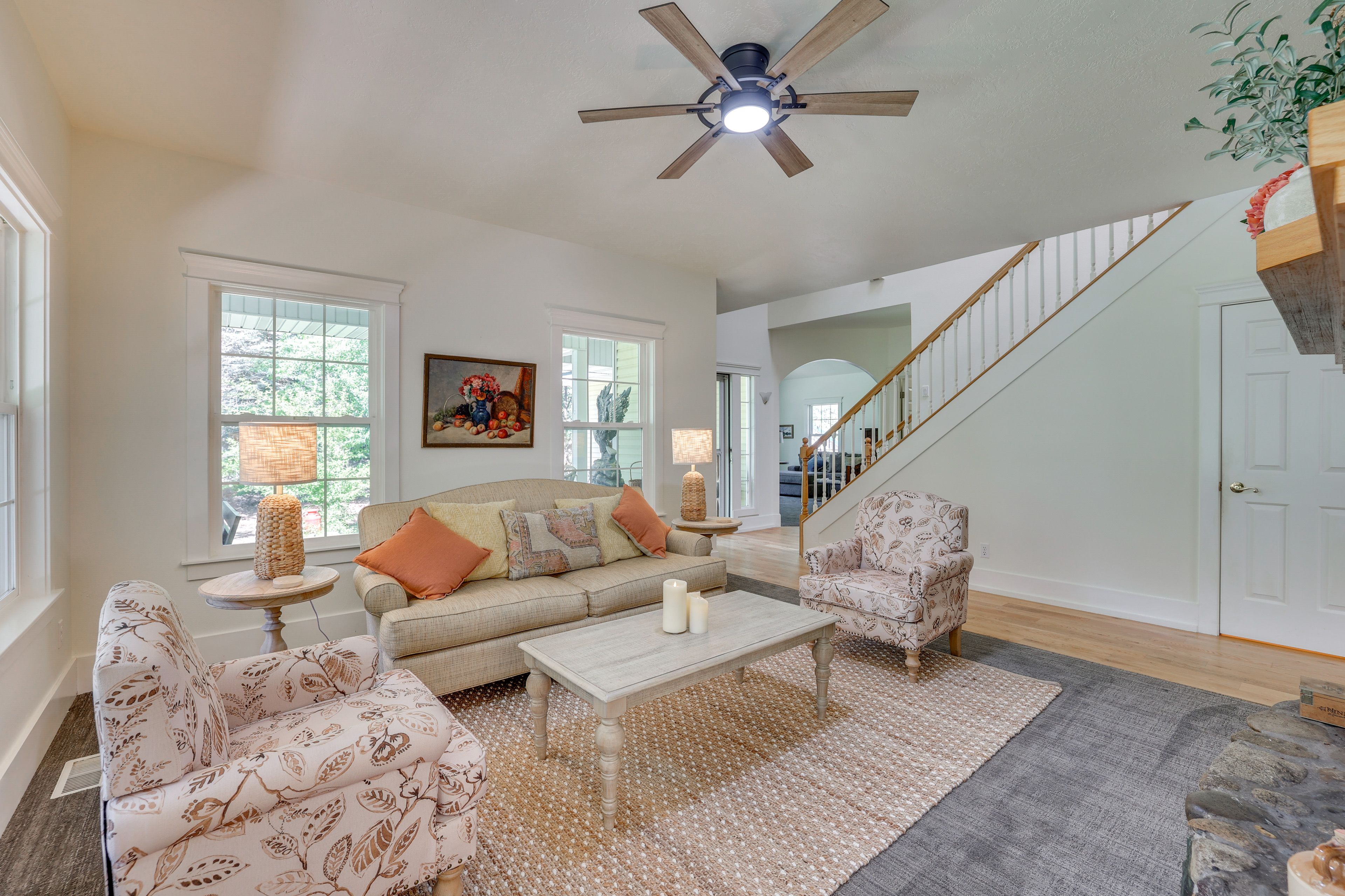 Living Room | Central A/C & Heating | 1st Floor