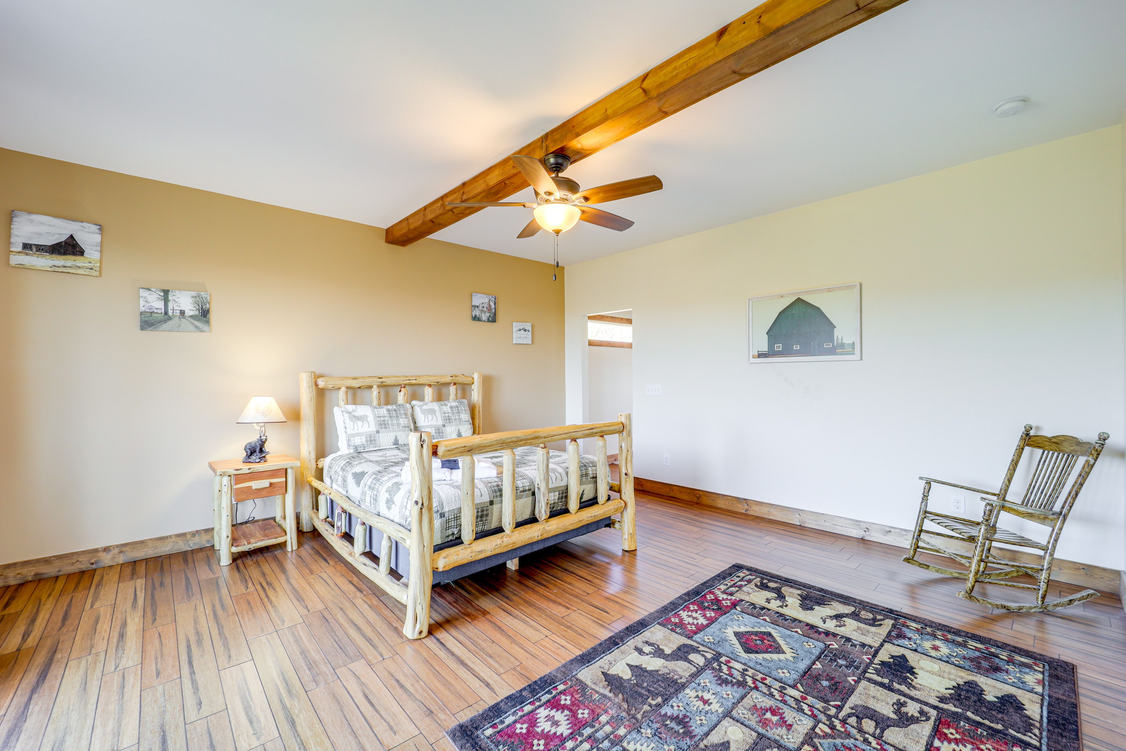 Bedroom 1 | Queen Bed | Walk-In Closet | Main Level