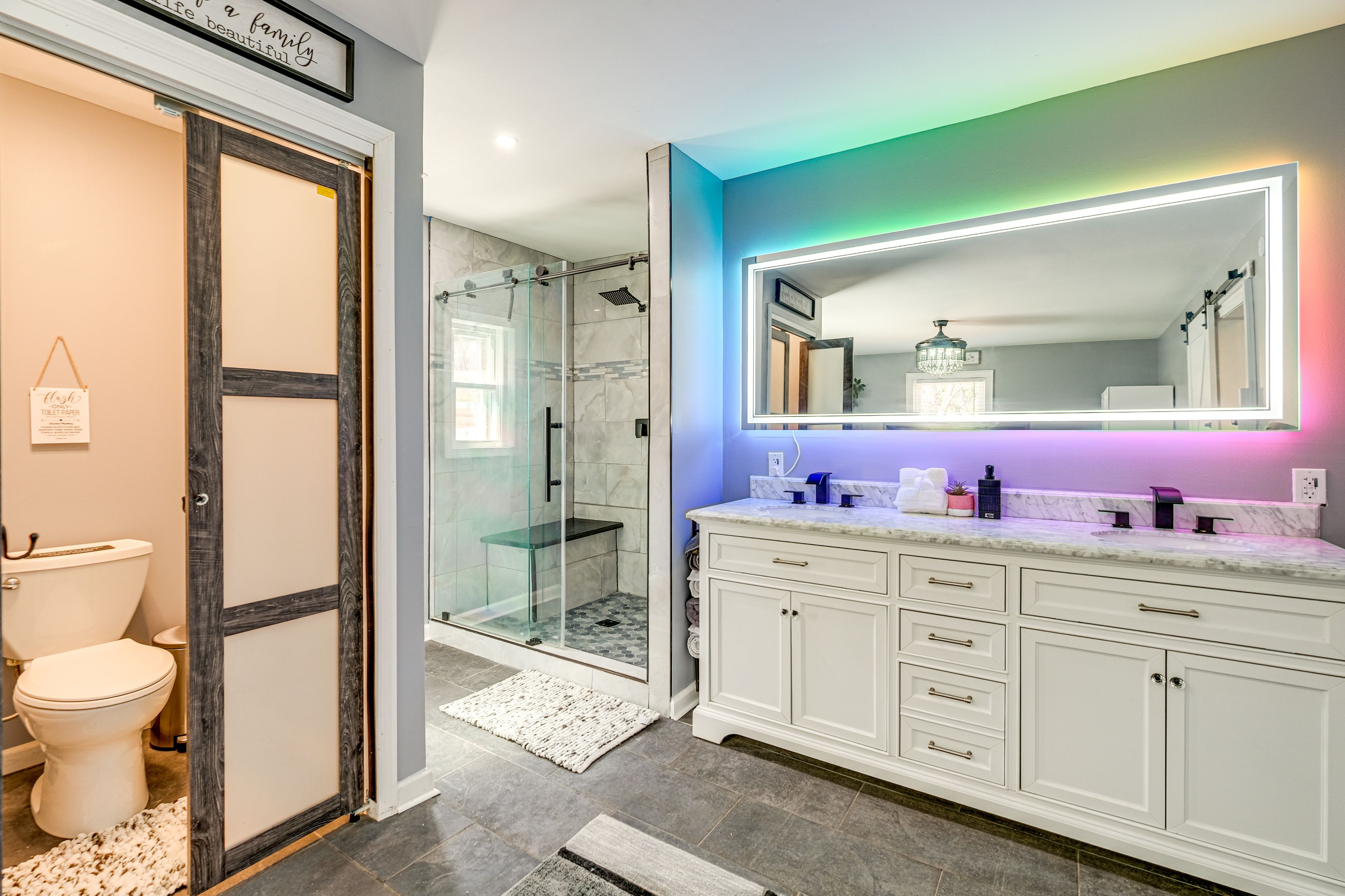 Full Bathroom | Towels Provided | Double Shower