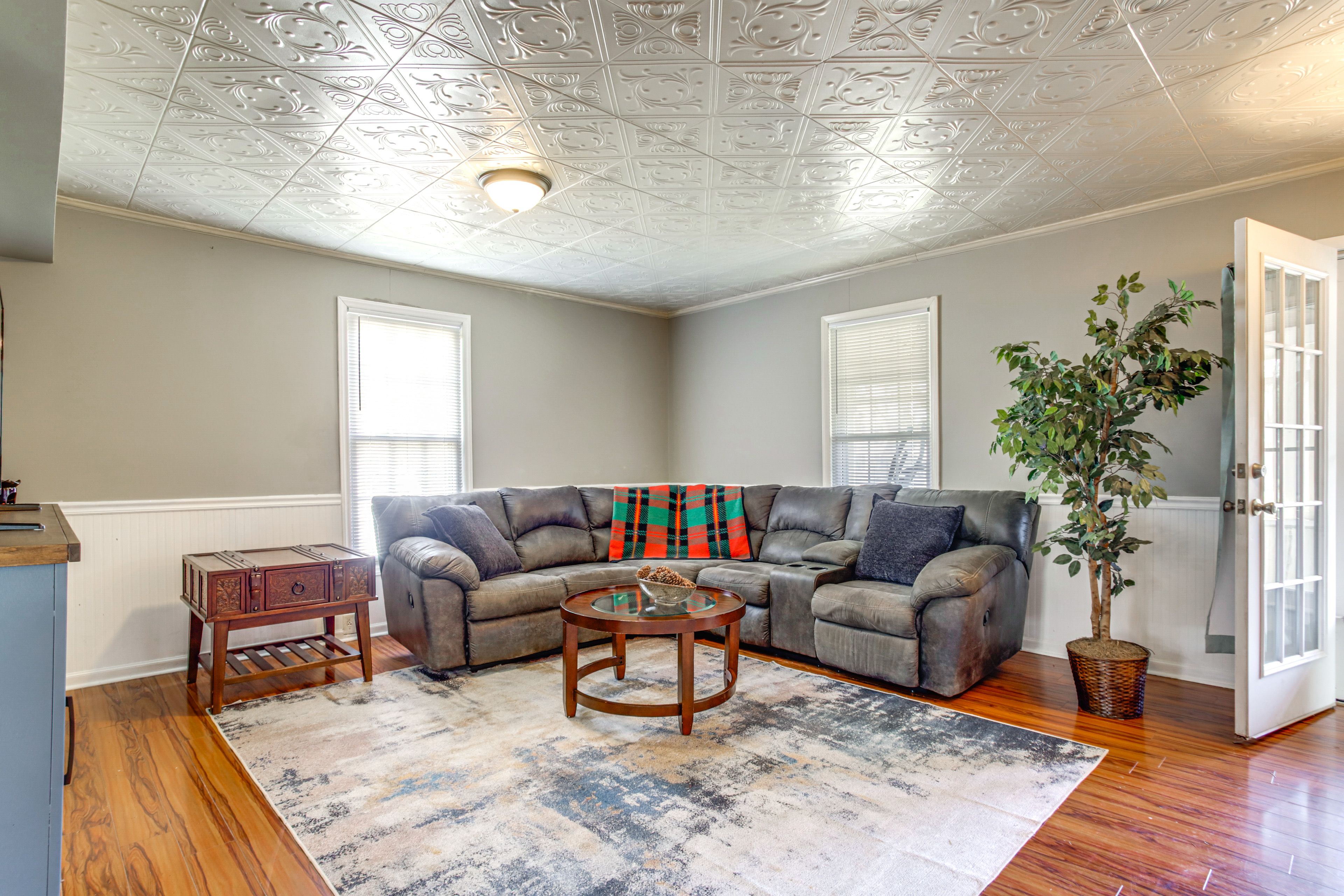Living Room | 1st Floor | 2-Story House | Central A/C