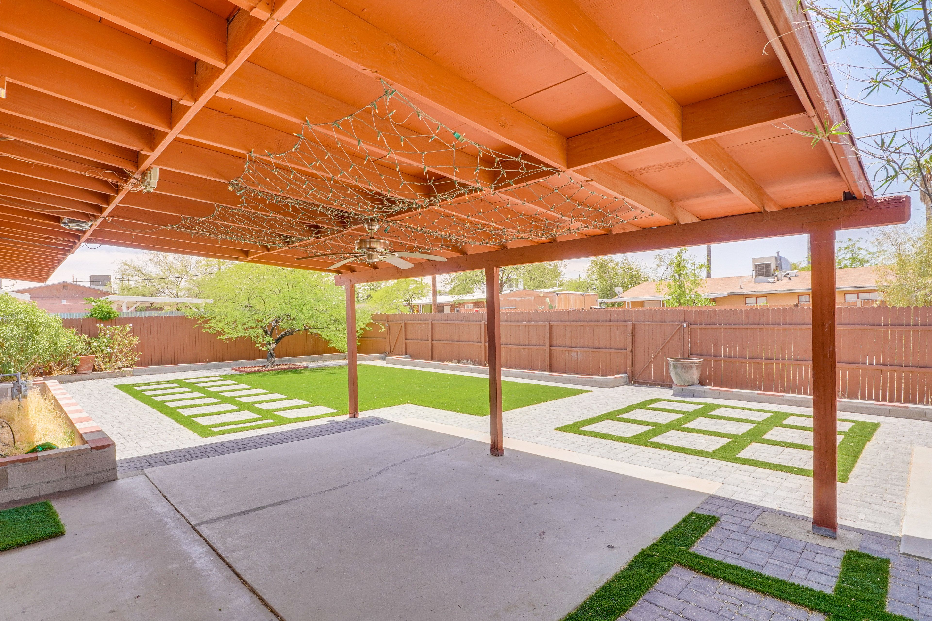 Private Backyard Area