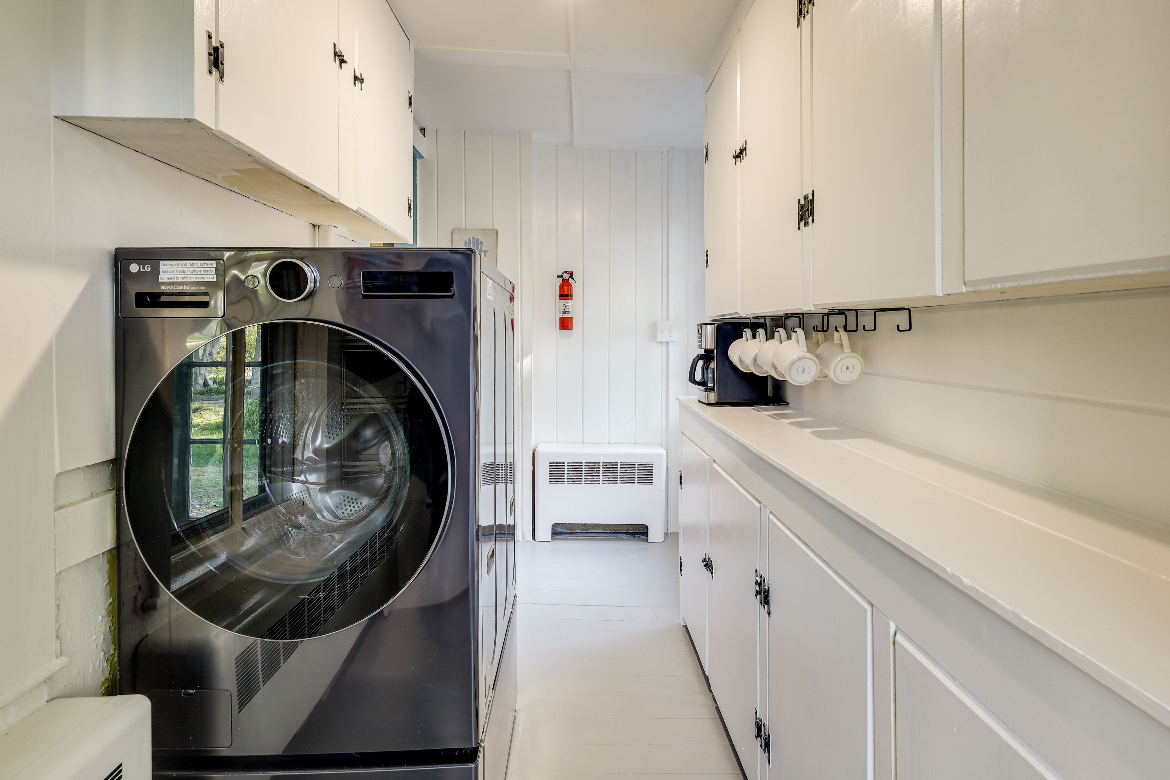 Laundry Room | 1st Floor | Washer & Dryer | Drip Coffee Maker