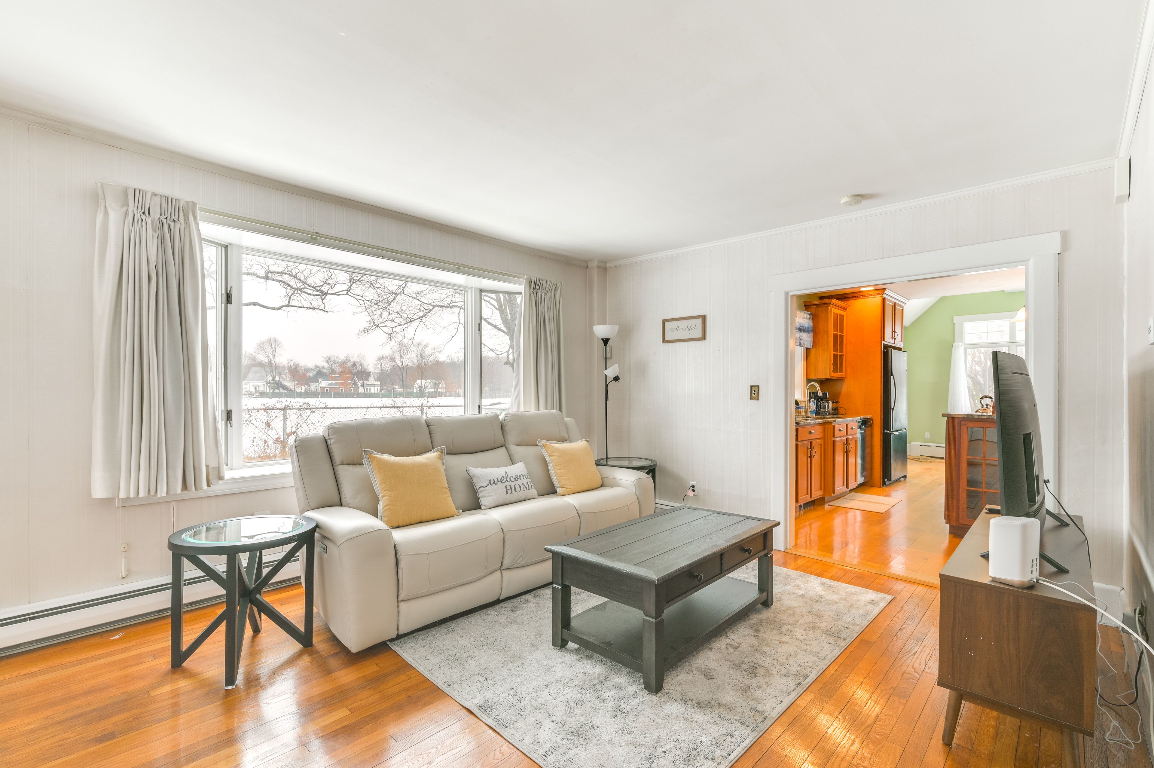 Living Room | 2-Story Home | Free WiFi | Mini-Split A/C | Smart TV | 1st Floor