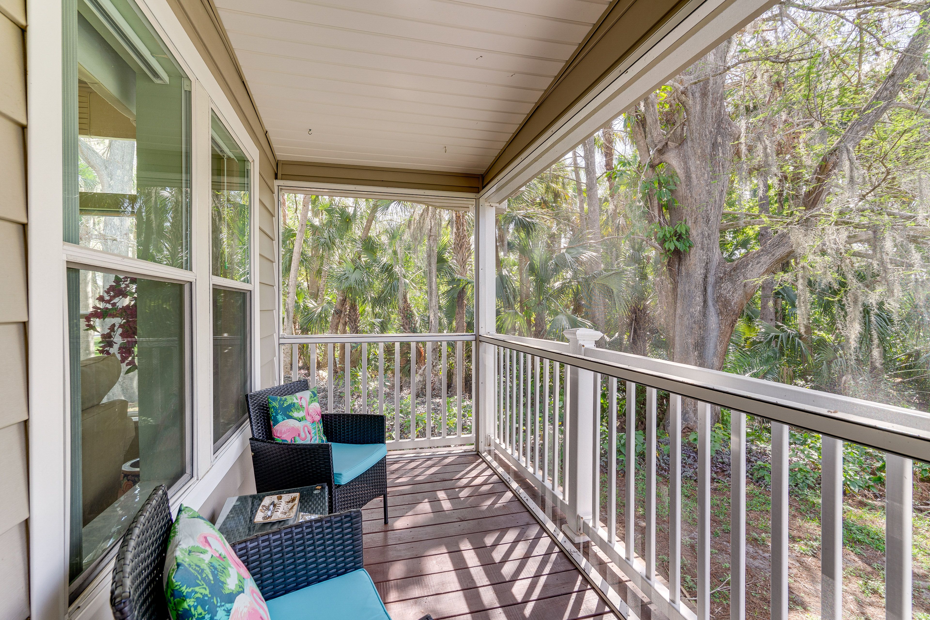 Screened-In Porch | Private Yard | Single-Story Home