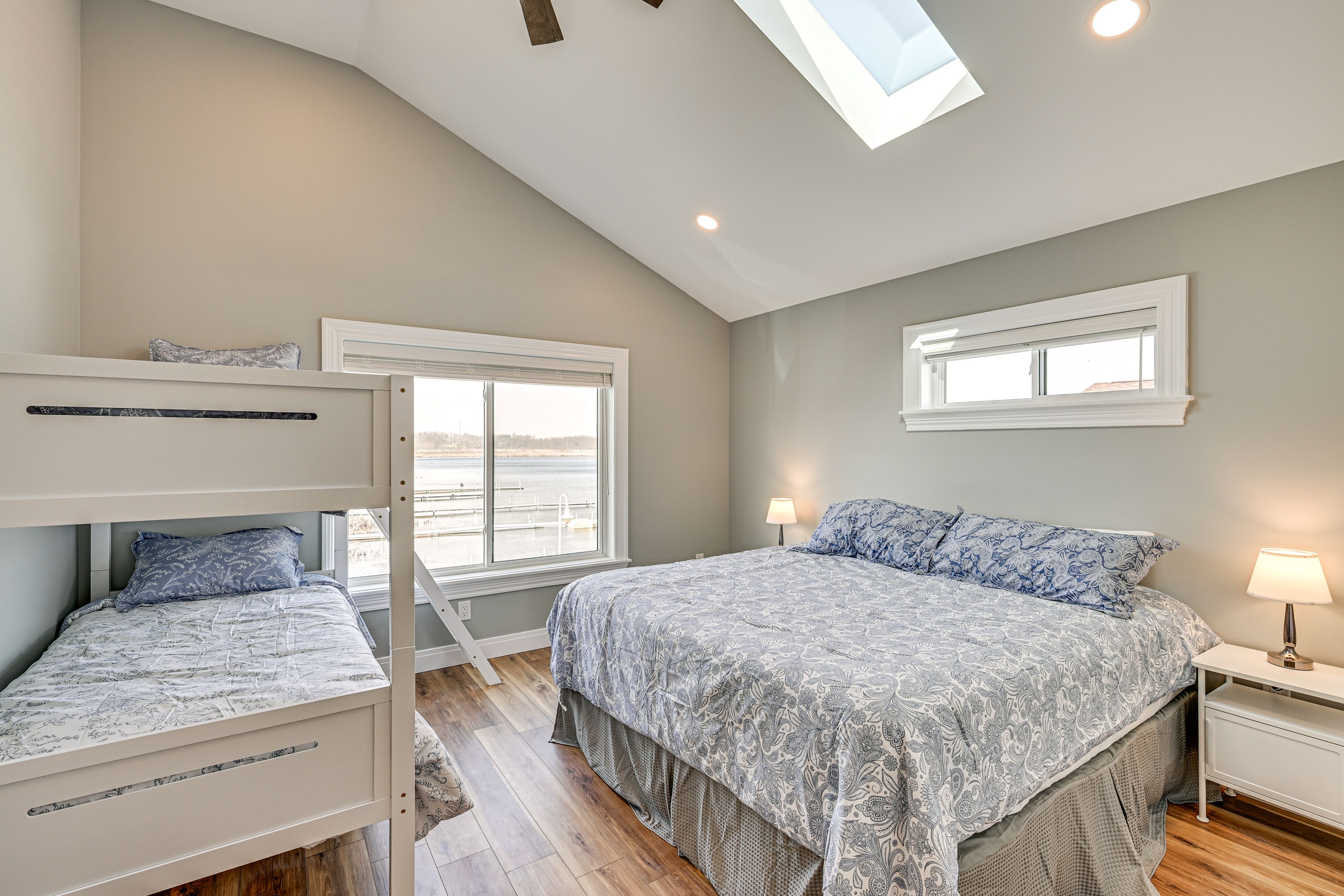 Bedroom 5 | 2nd Floor | King Bed | Twin Bunk Bed