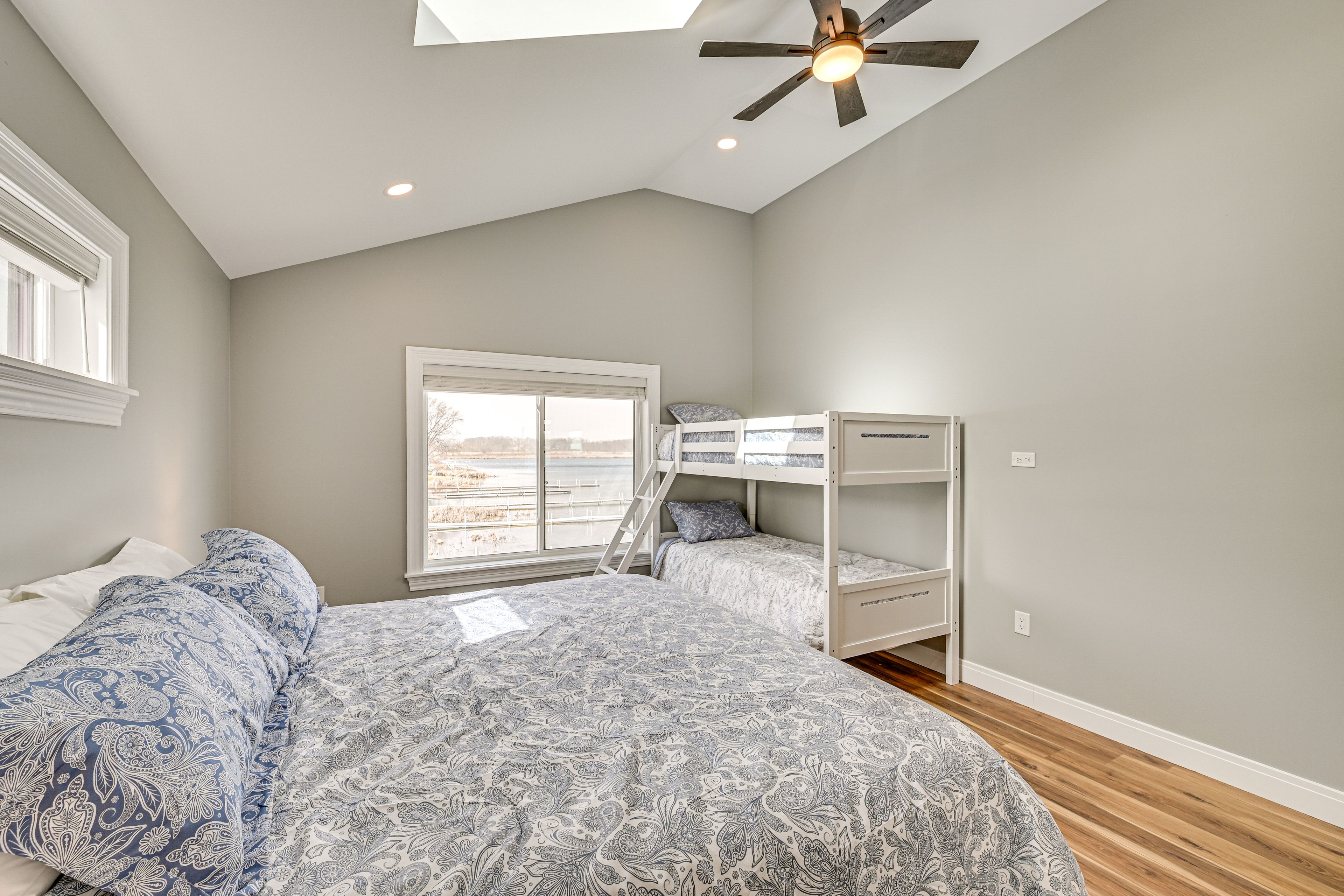 Bedroom 4 | 2nd Floor | King Bed | Twin Bunk Bed