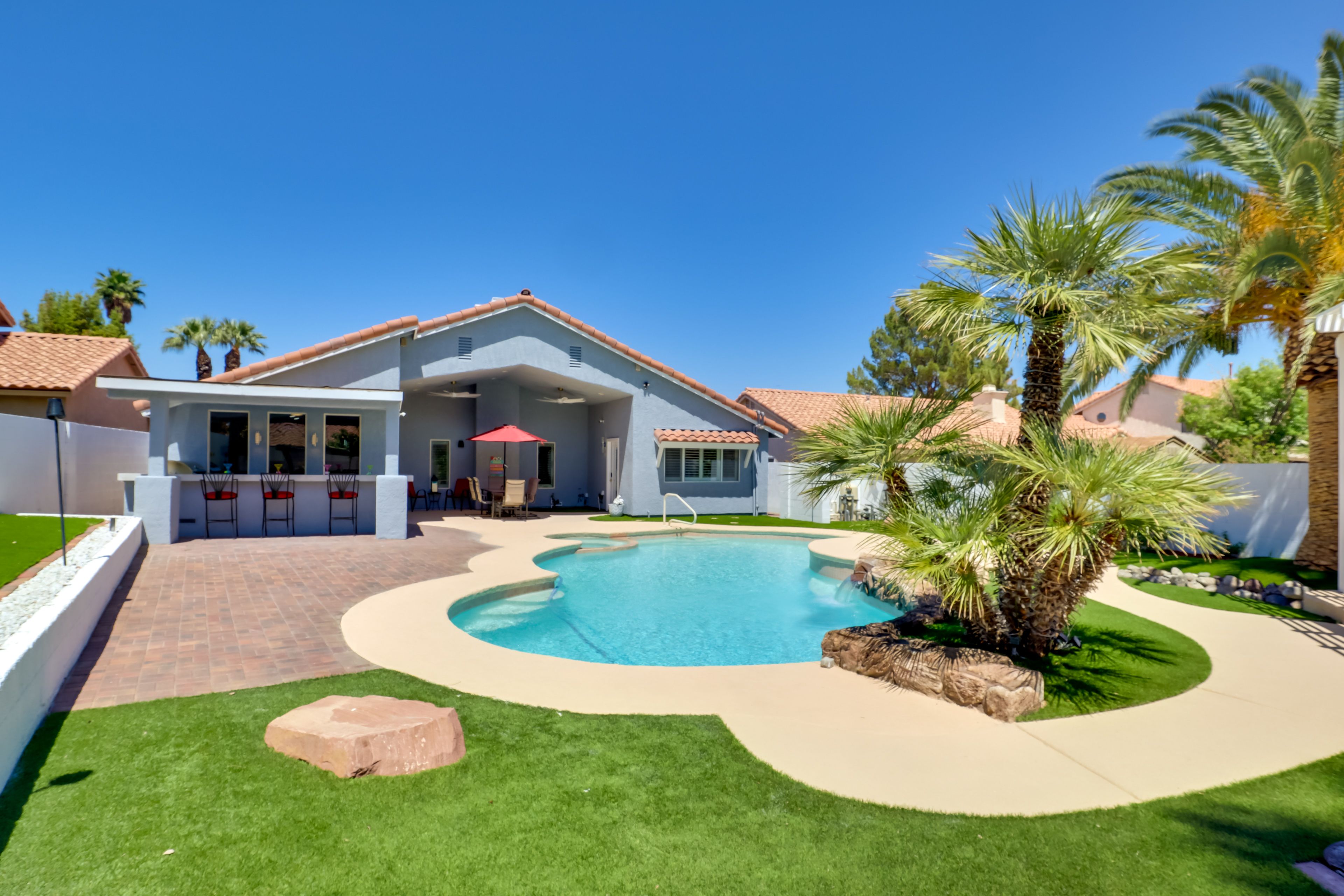 Henderson Vacation Rental | 3BR | 2BA | 1,835 Sq Ft | 1 Step Required