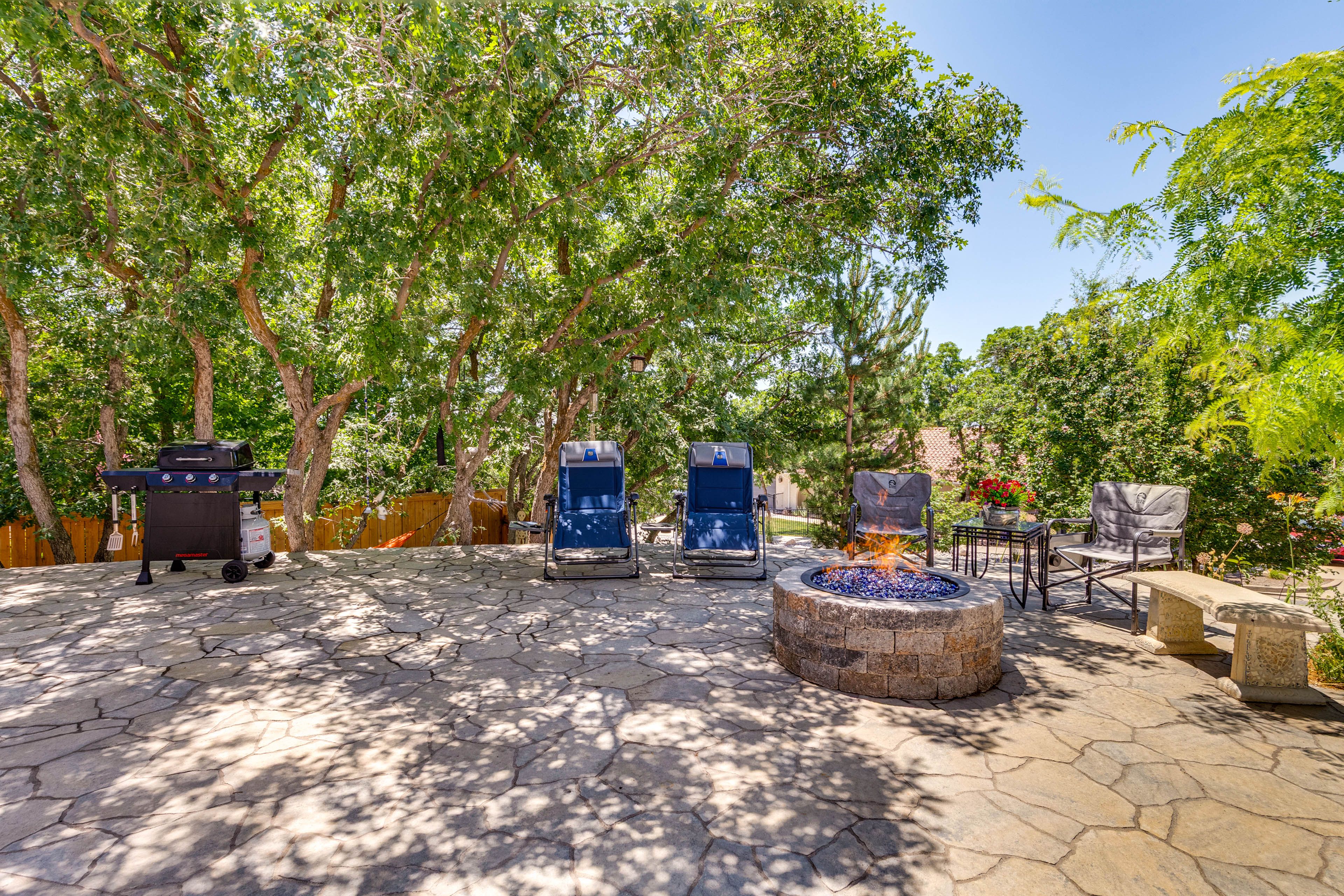 Shared Outdoor Space | Fire Pit Area | Gas Grill